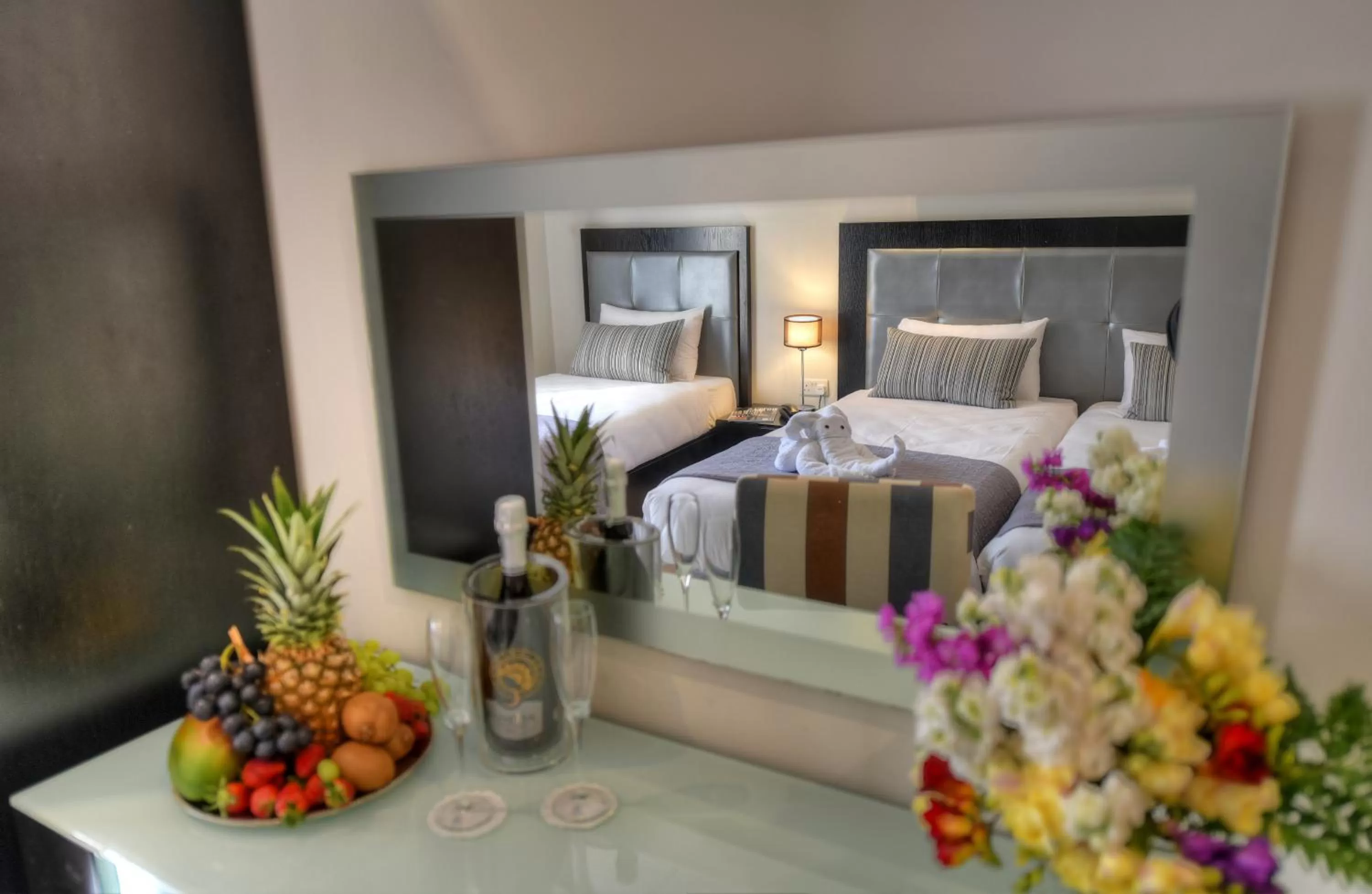 Decorative detail, Bed in St. Julian's Bay Hotel