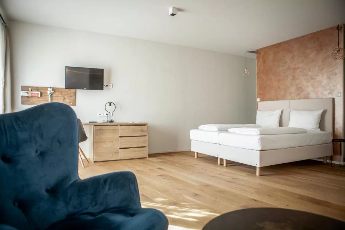 Bed in Green Spirit Hotel