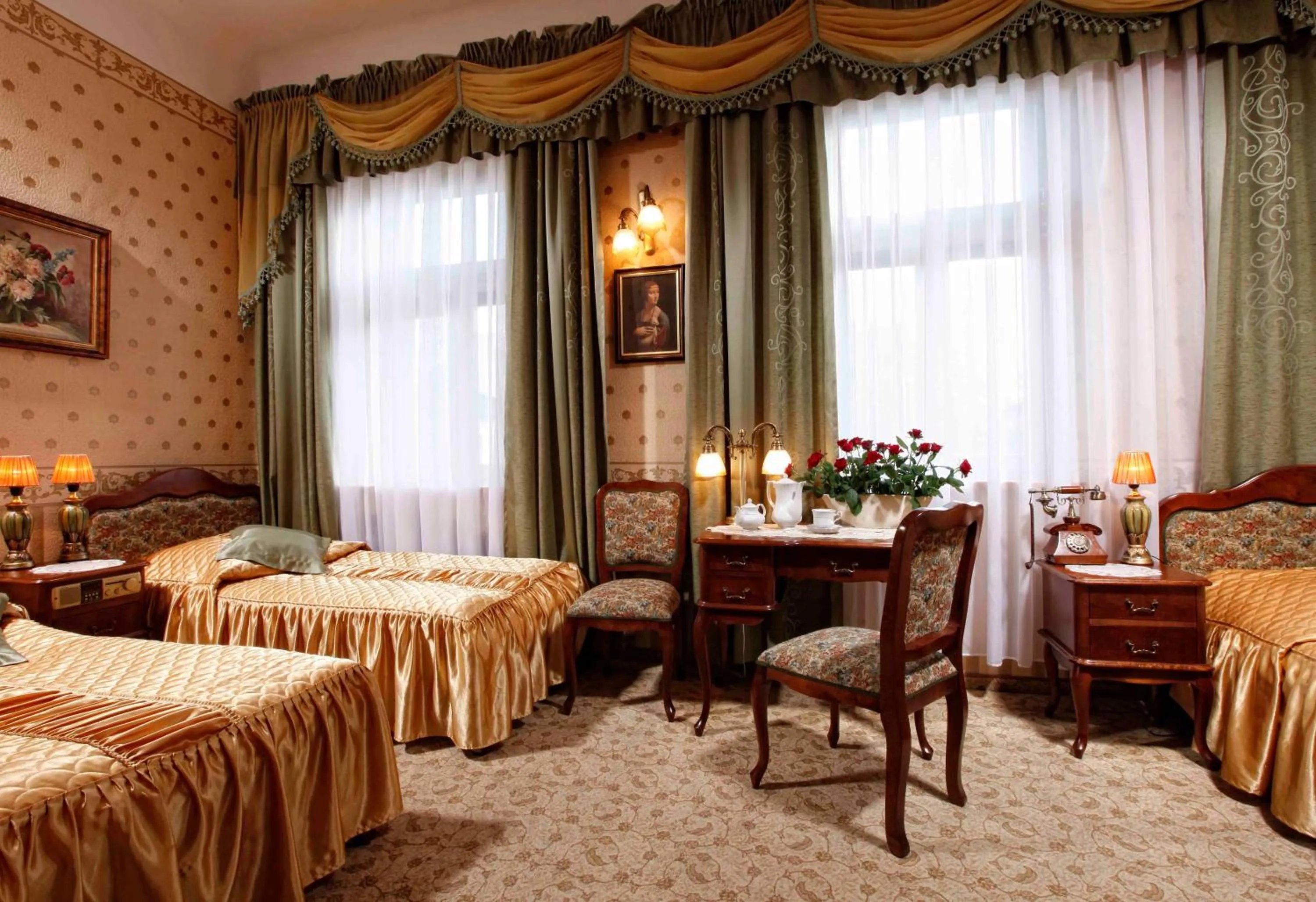 Bed in Hotel Europejski