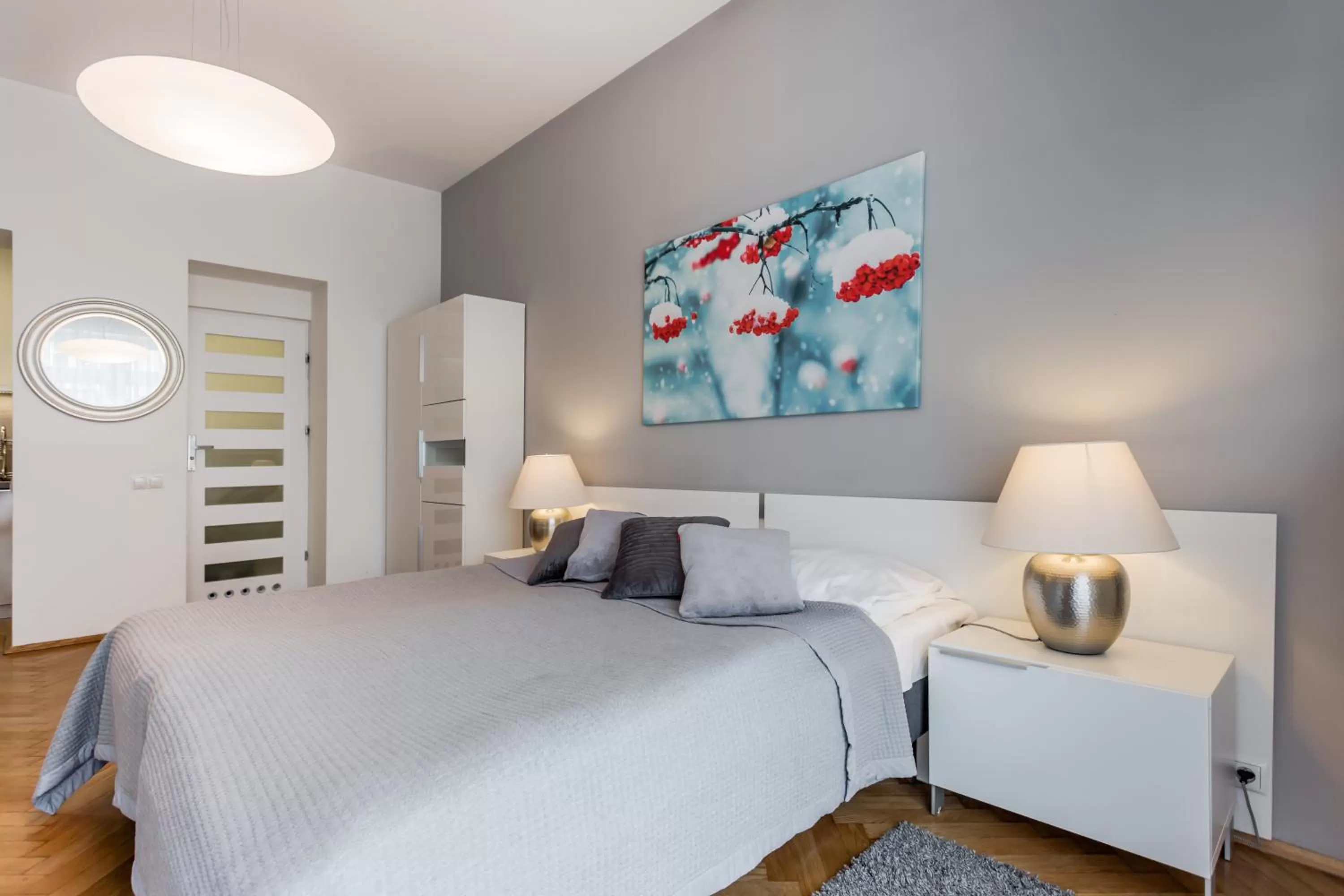 Bed in 4Seasons﻿ Apartments Cracow