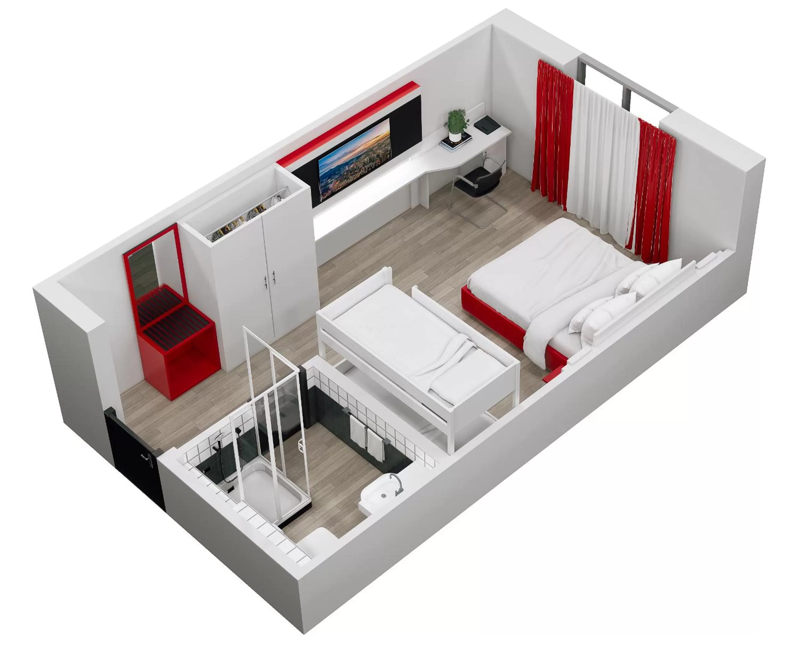 Photo of the whole room, Bed in Hotel Andante Rust