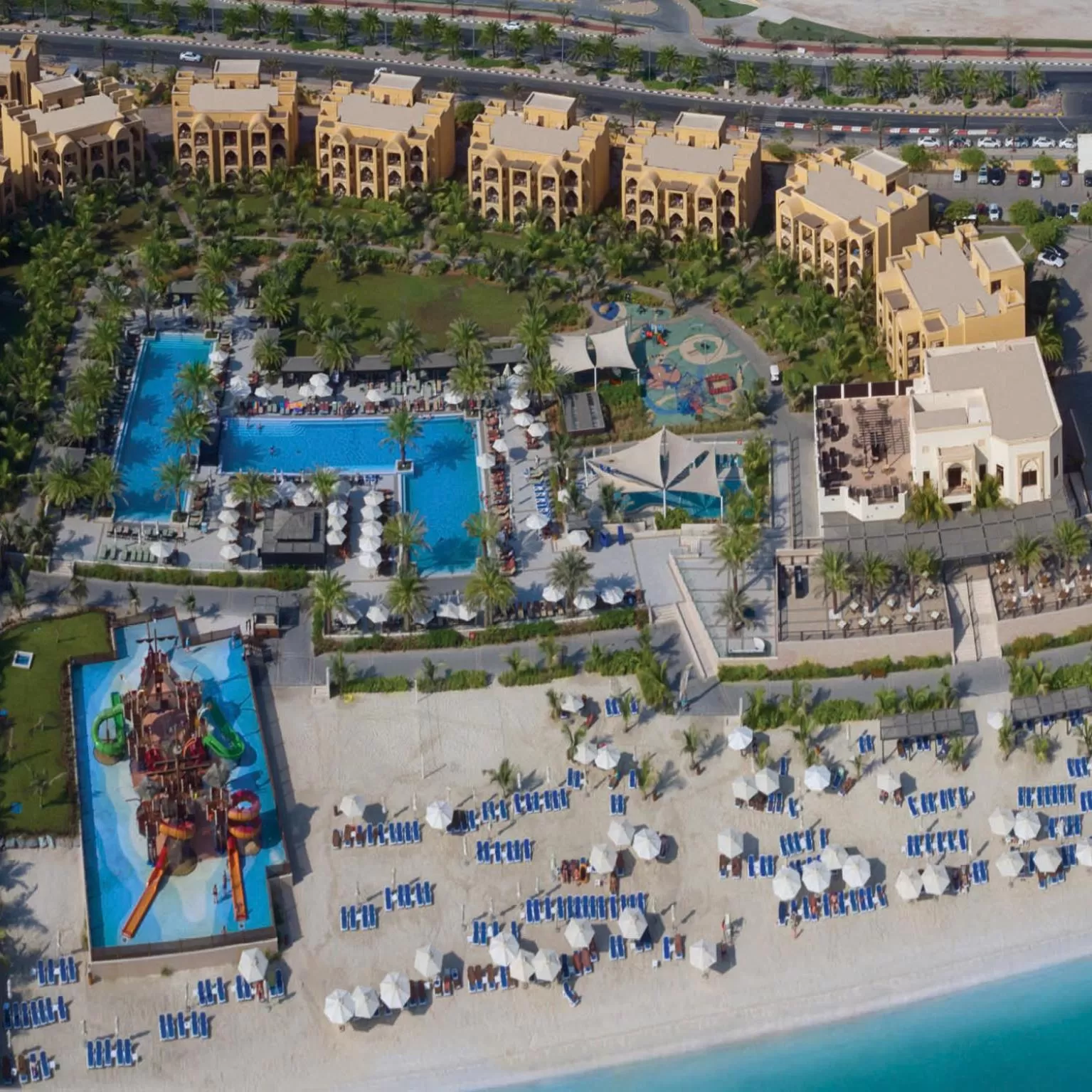 Property building in DoubleTree by Hilton Resort & Spa Marjan Island