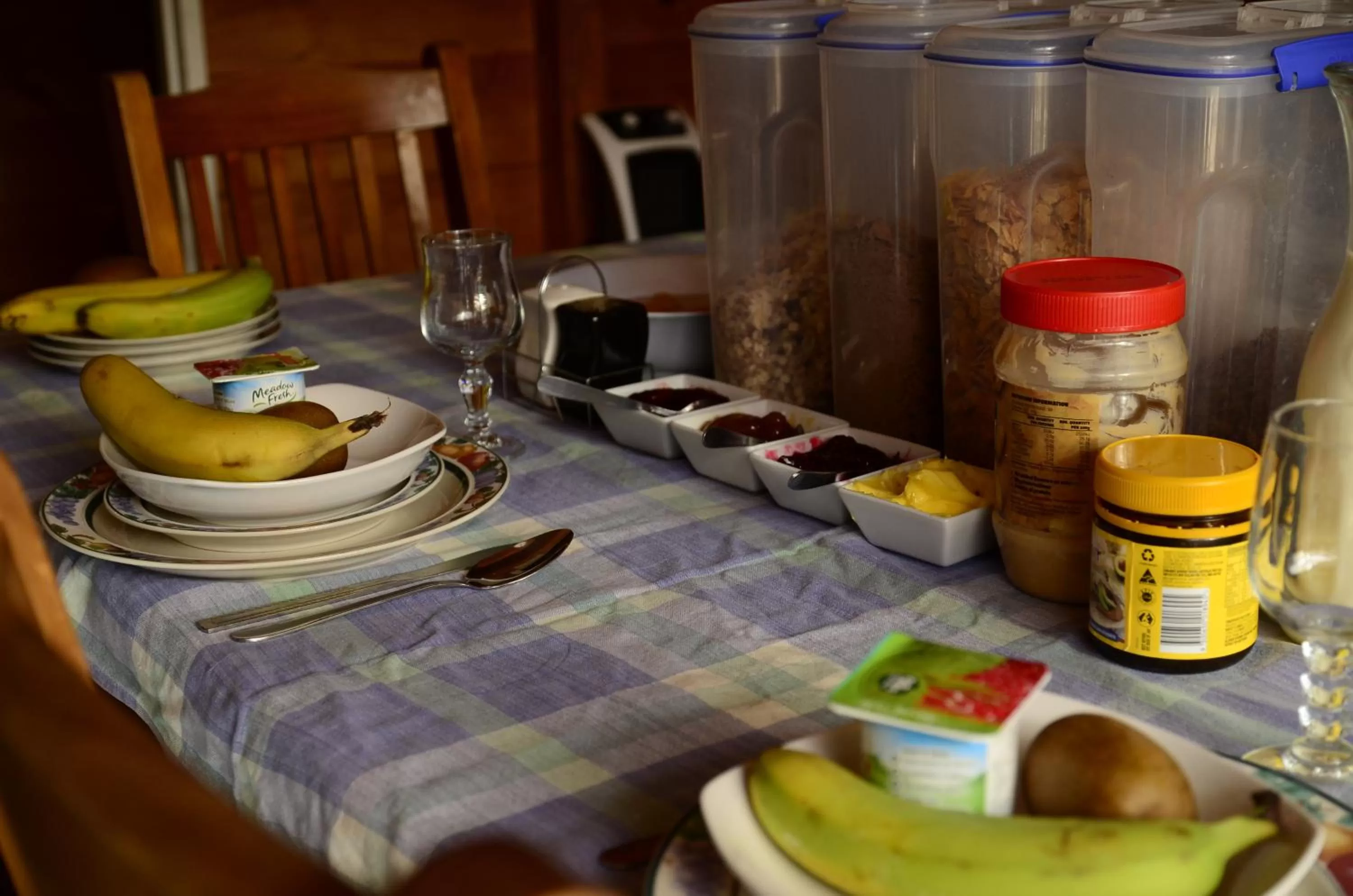 Continental breakfast in Tony's Lodge
