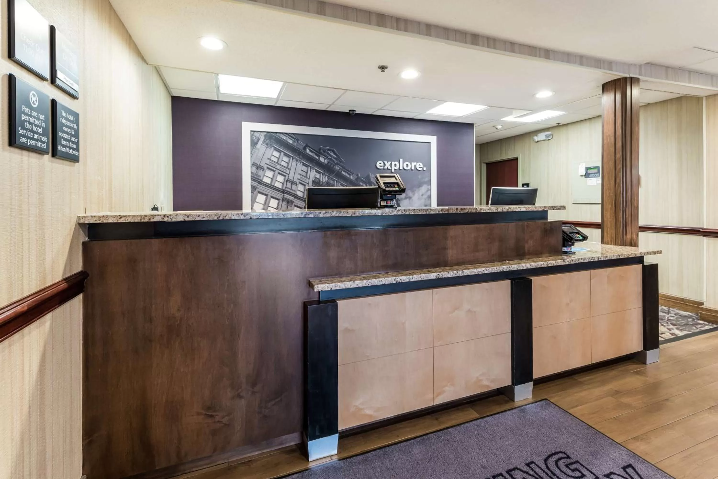 Lobby or reception in Hampton Inn Columbus I-70E/Hamilton Road