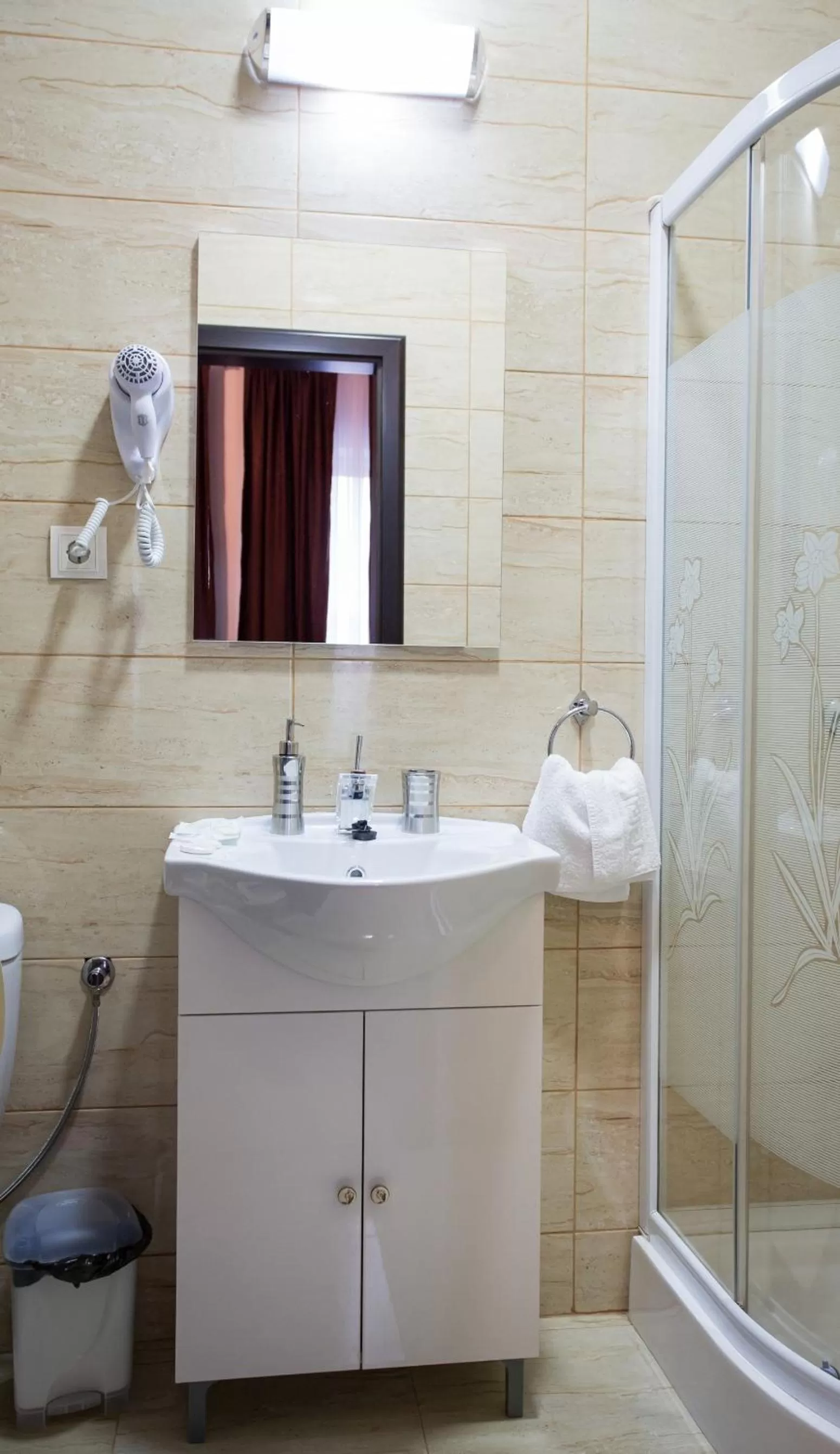 Bathroom in Cazare Turn Sebes