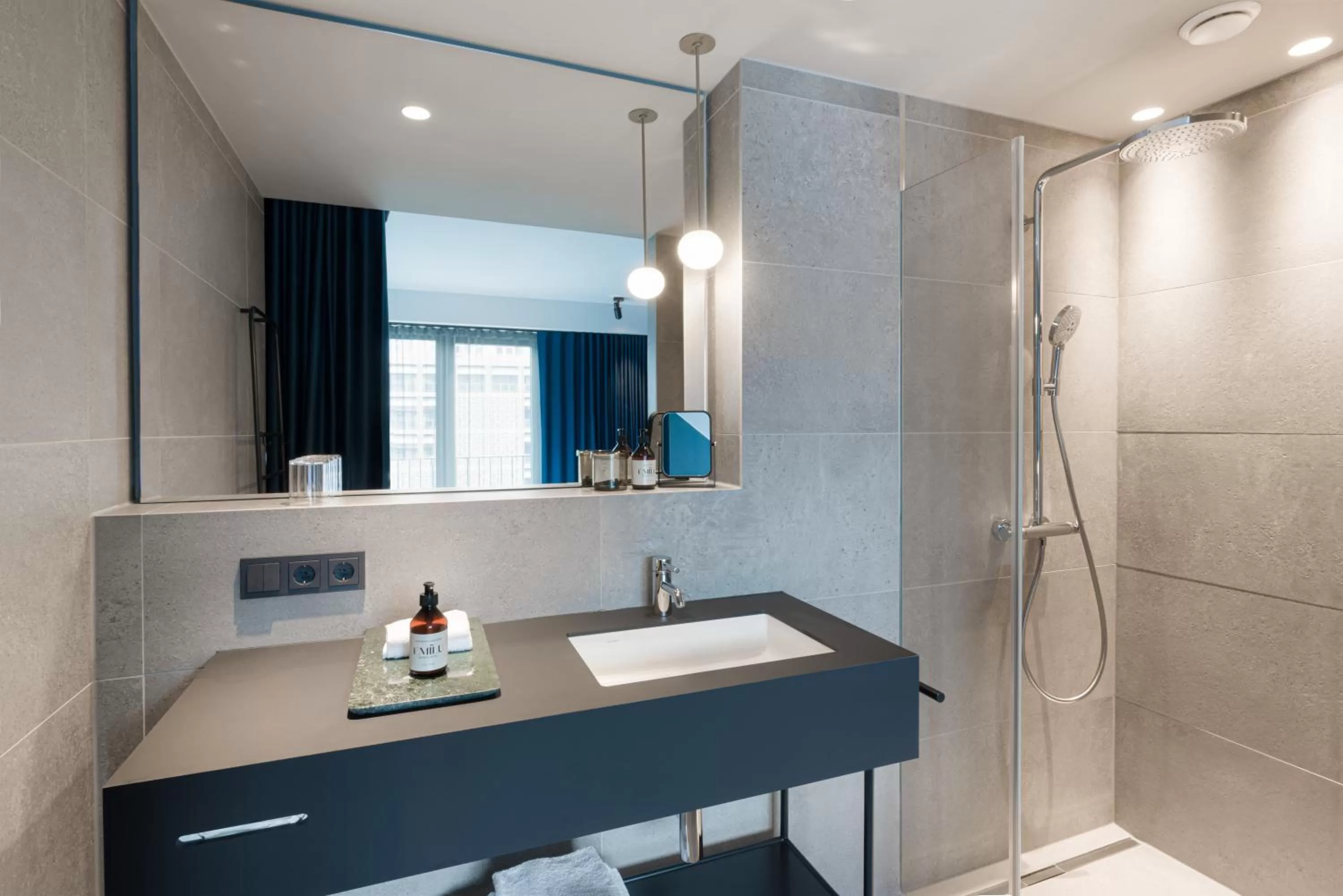 Shower in EmiLu Design Hotel