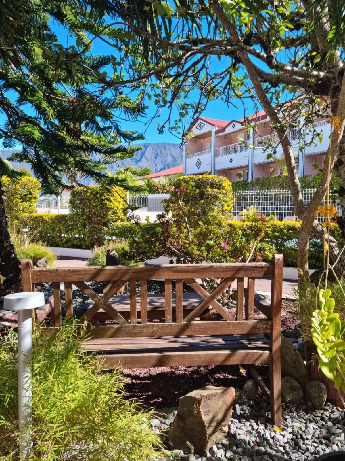 Garden in Hotel Des Neiges