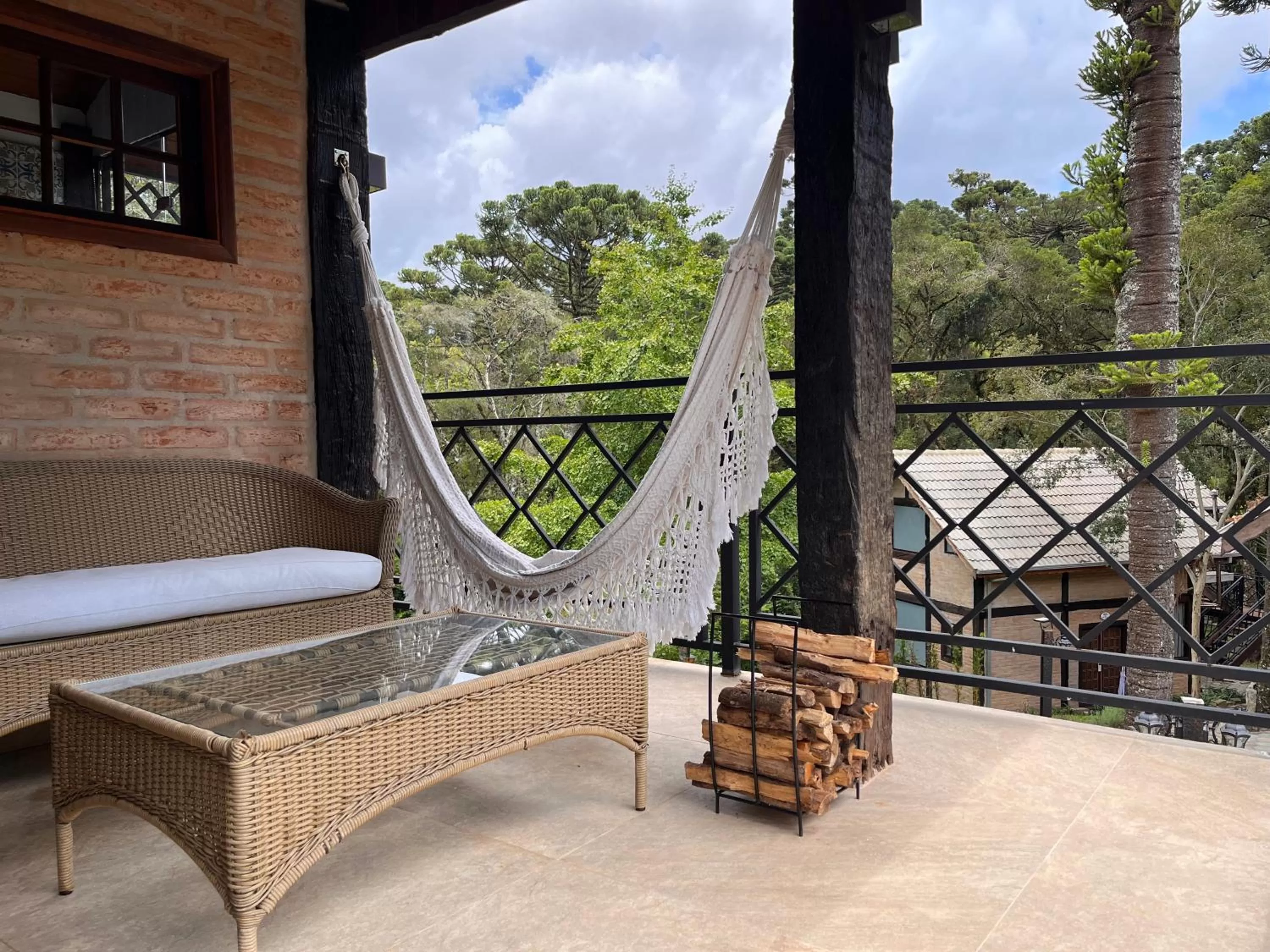 Balcony/Terrace in Pousada Dona Bendita