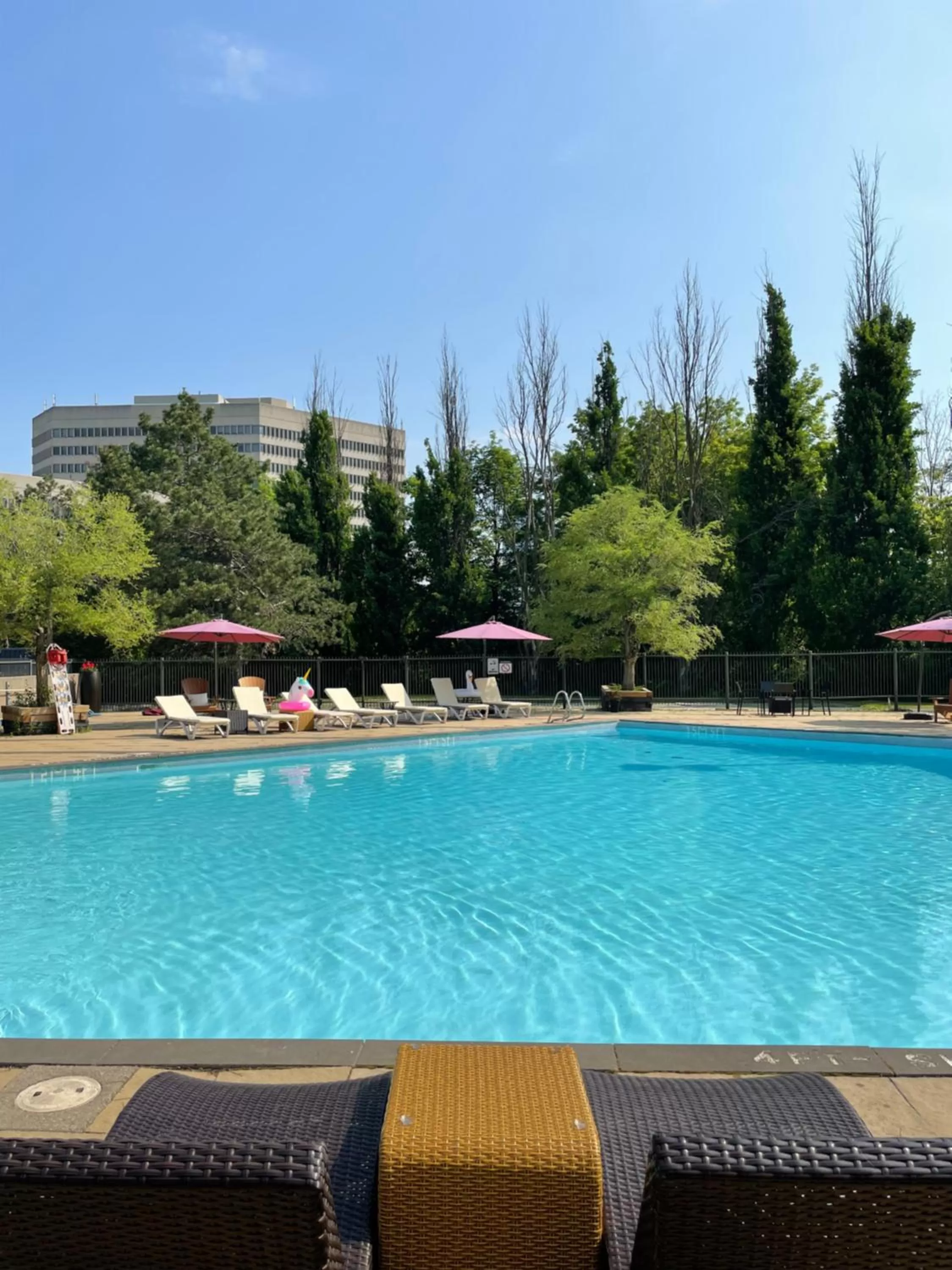 Balcony/Terrace in Pan Pacific Toronto