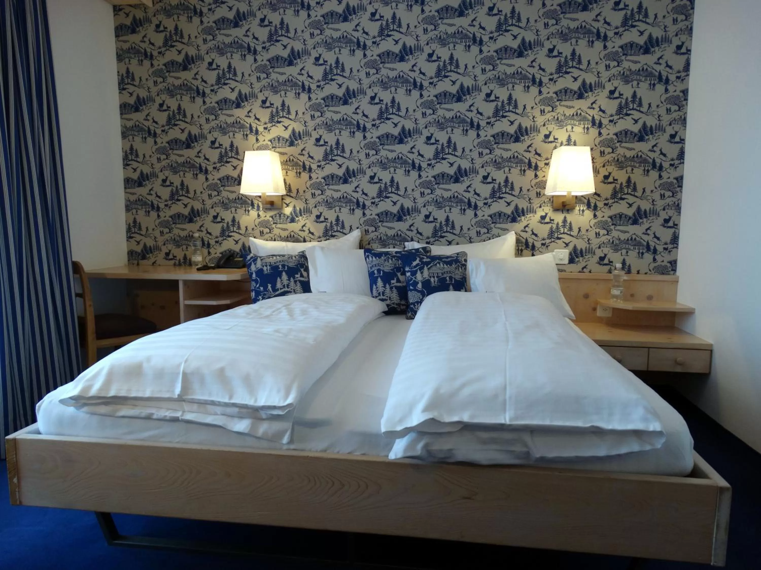 Bed in Hotel Bündnerhof