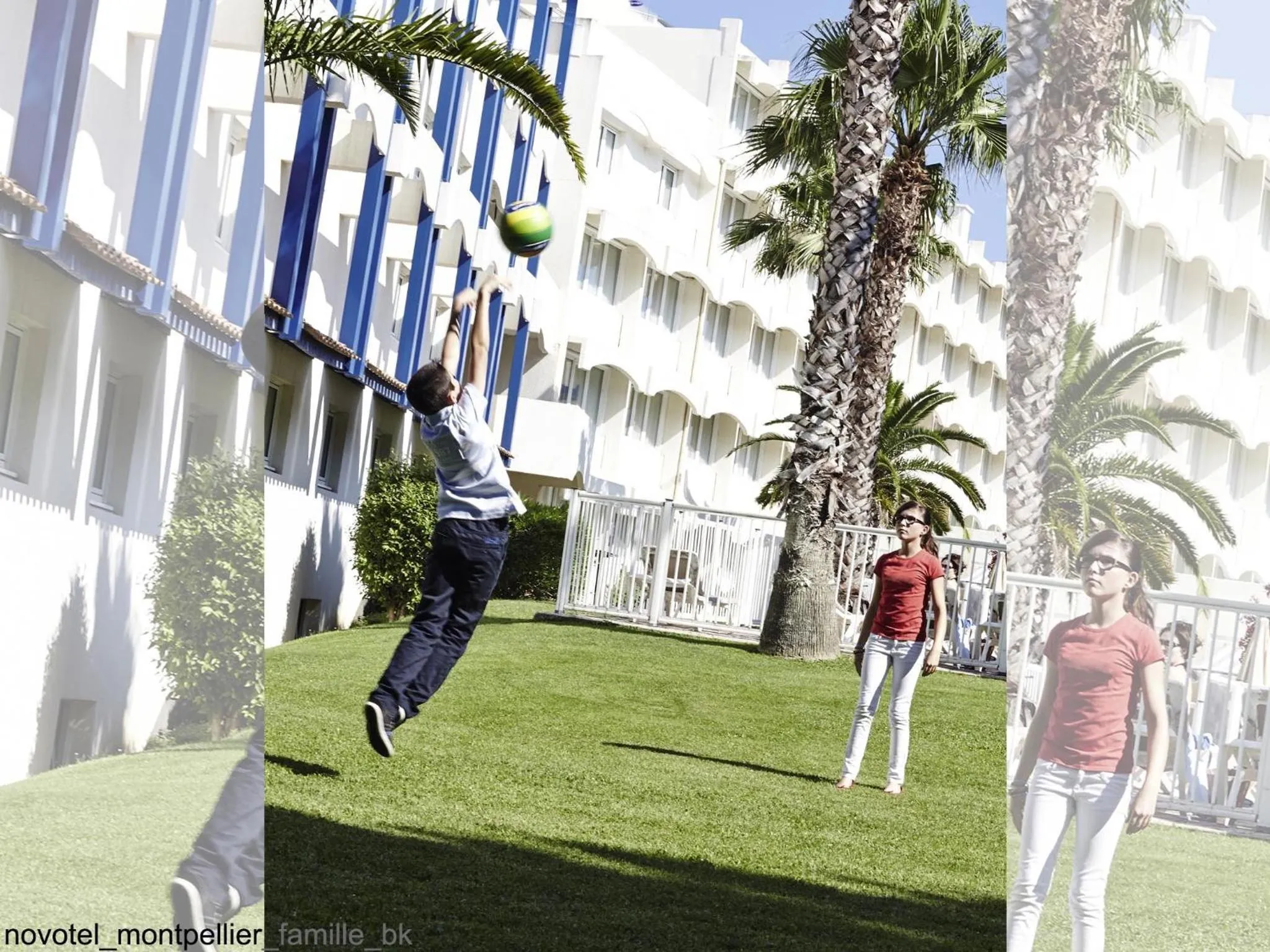 Garden in Novotel Montpellier