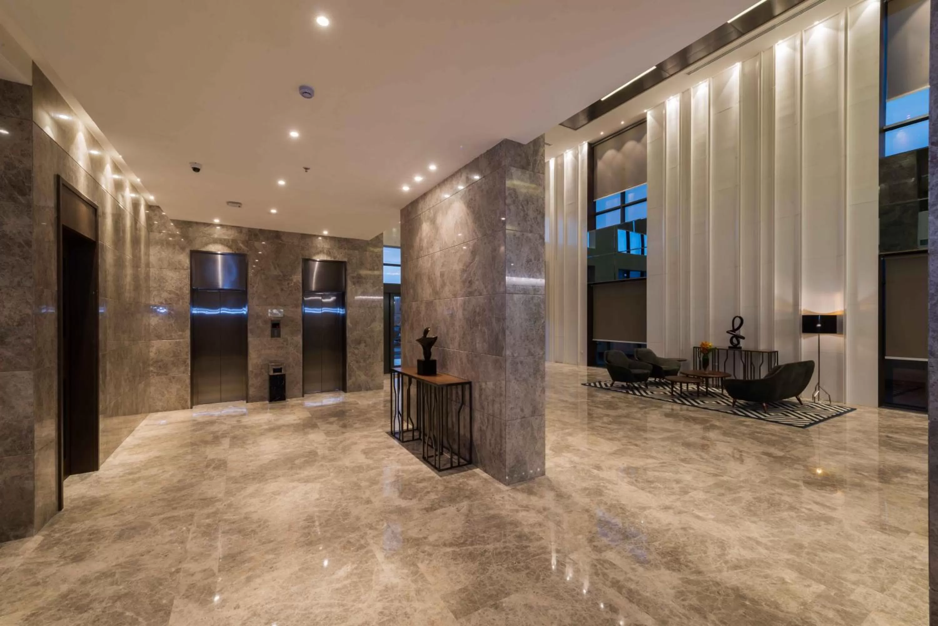 Lobby or reception in Aber Al Sahafa