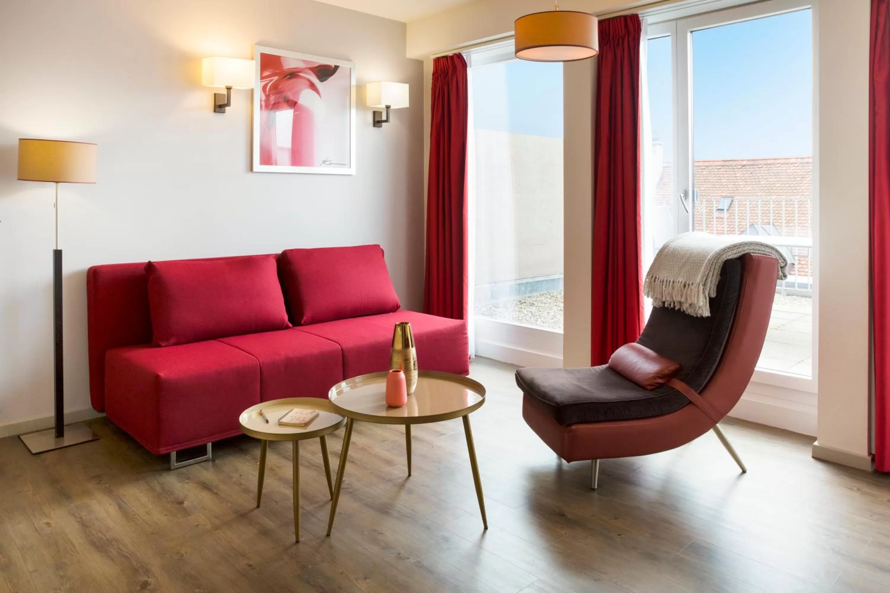 Bed in Aparthotel Adagio Basel City