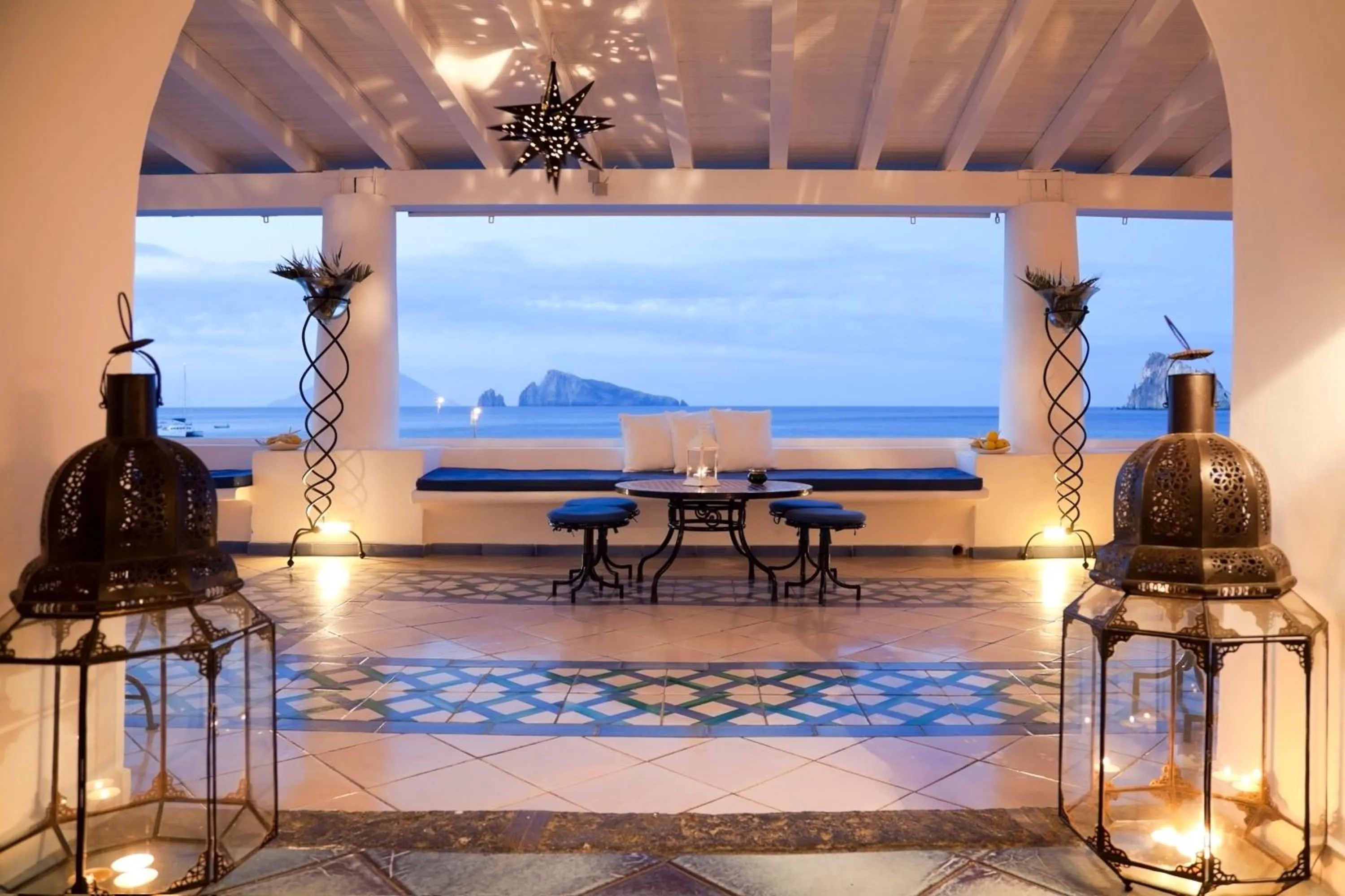 Natural landscape in Hotel Lisca Bianca