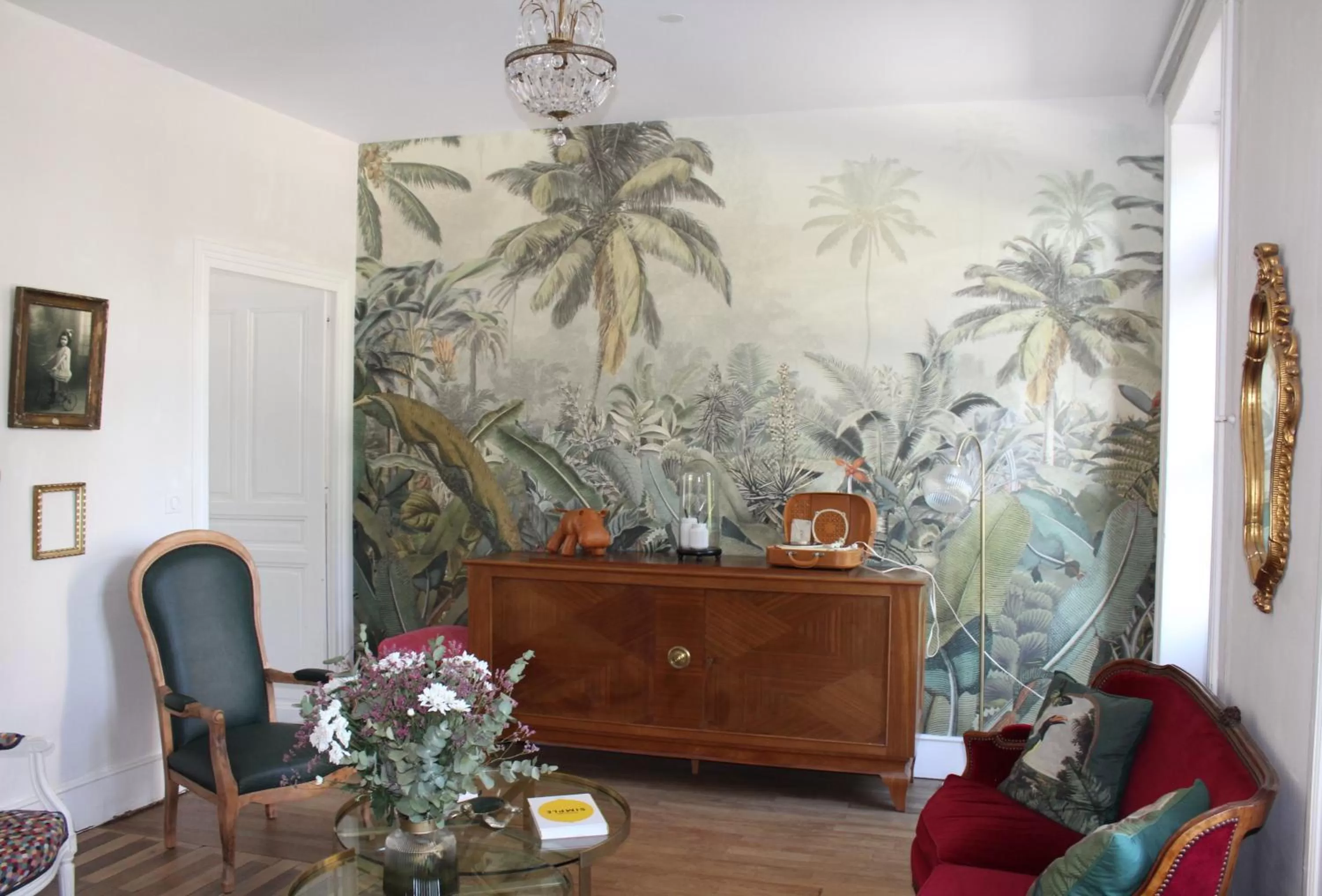 Living room in La Grande Maison