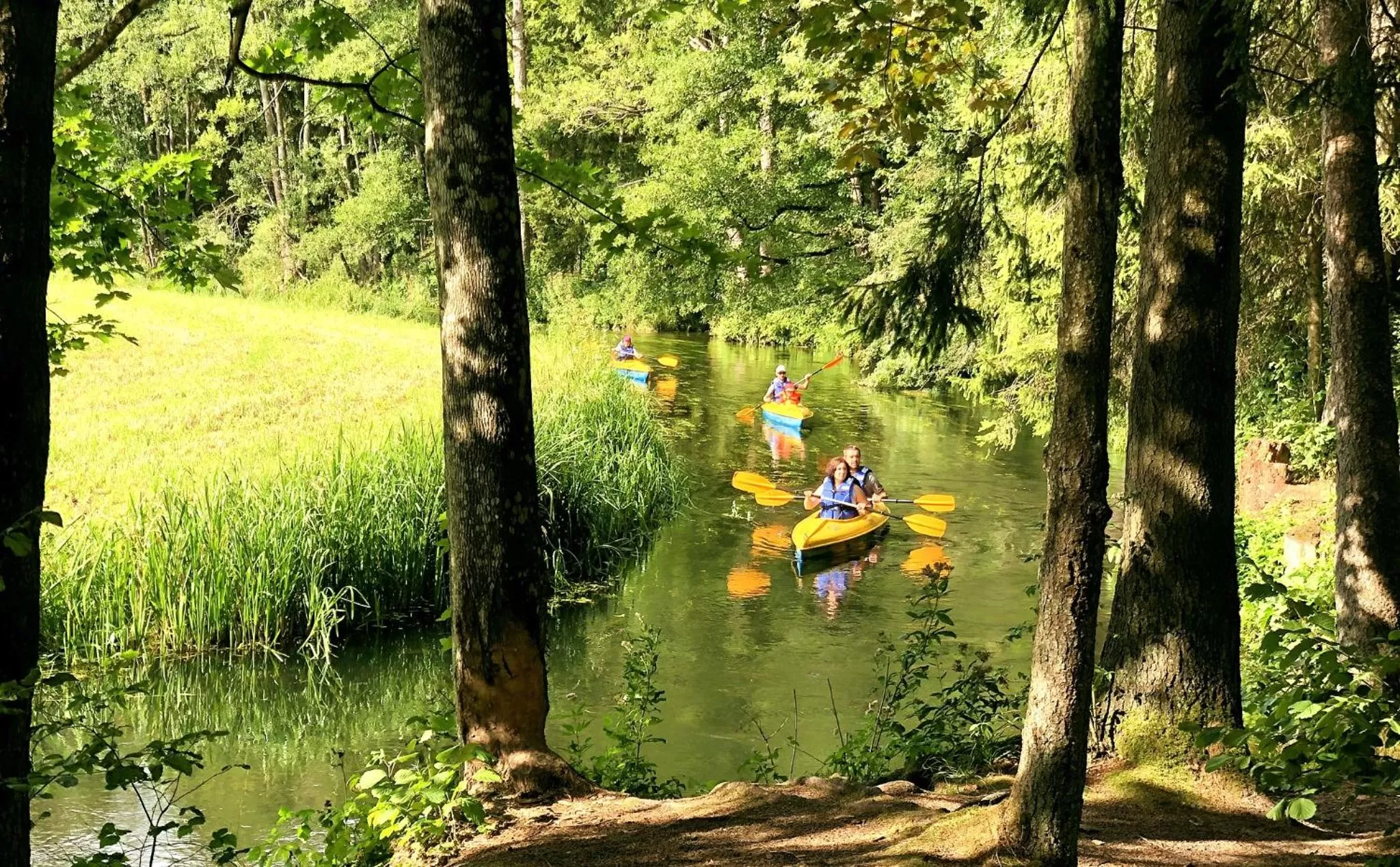 Canoeing in Villa Skomanda