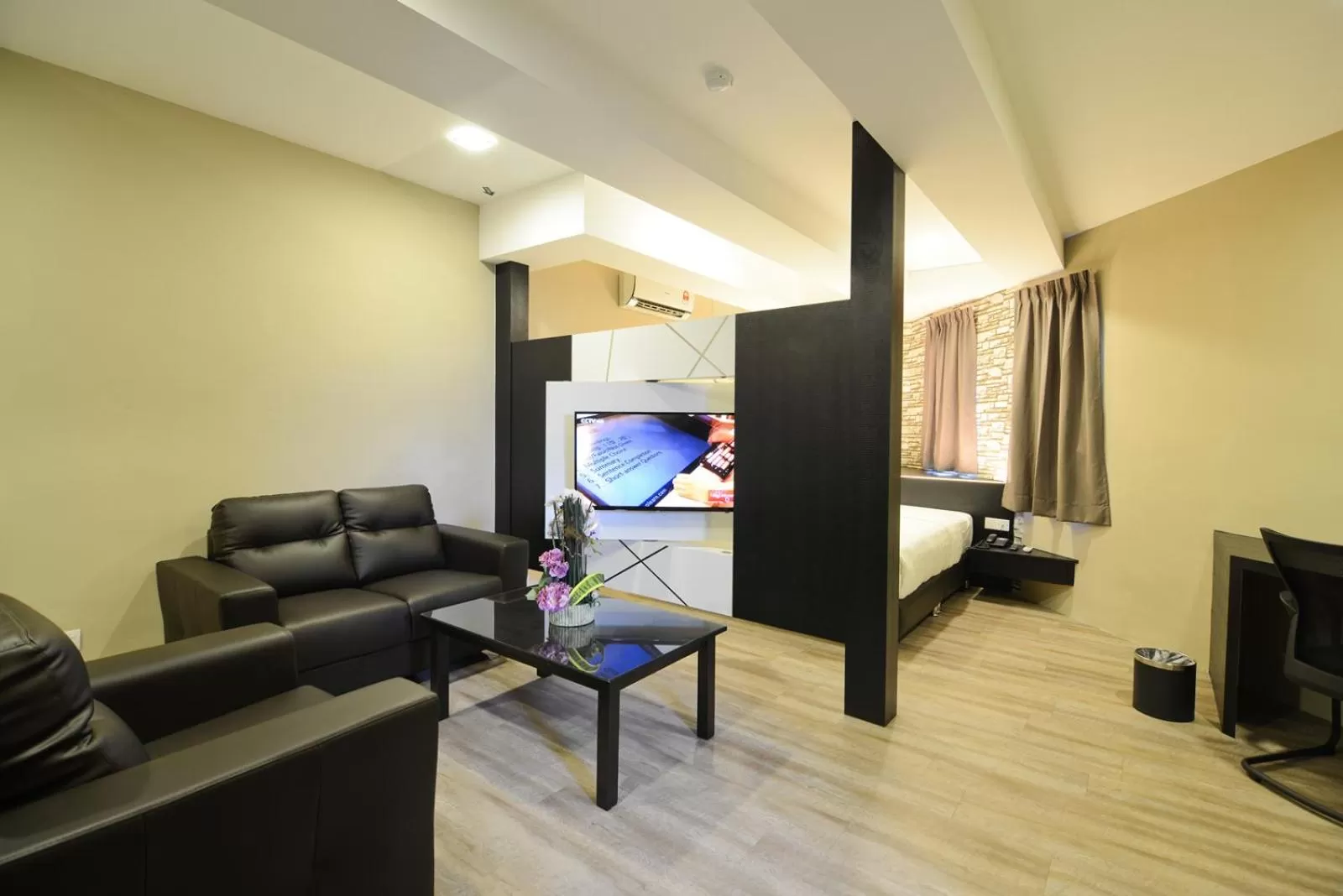 Living room in De Parkview Hotel