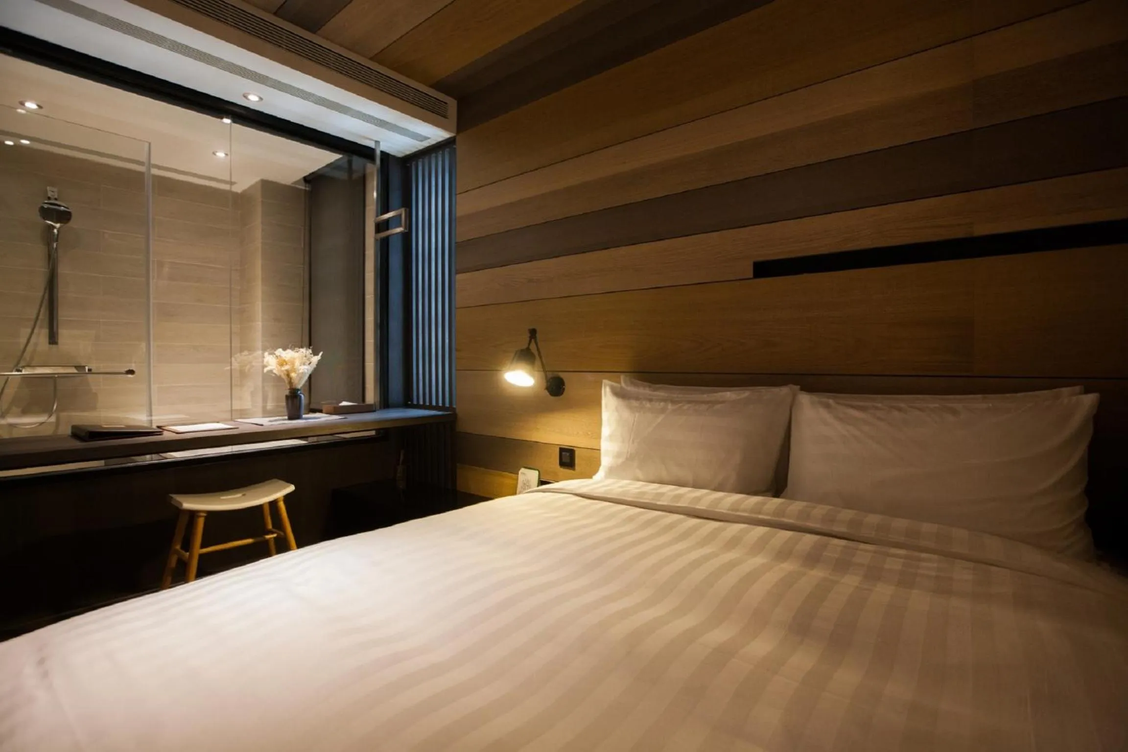 Bed in Hotel East Taipei