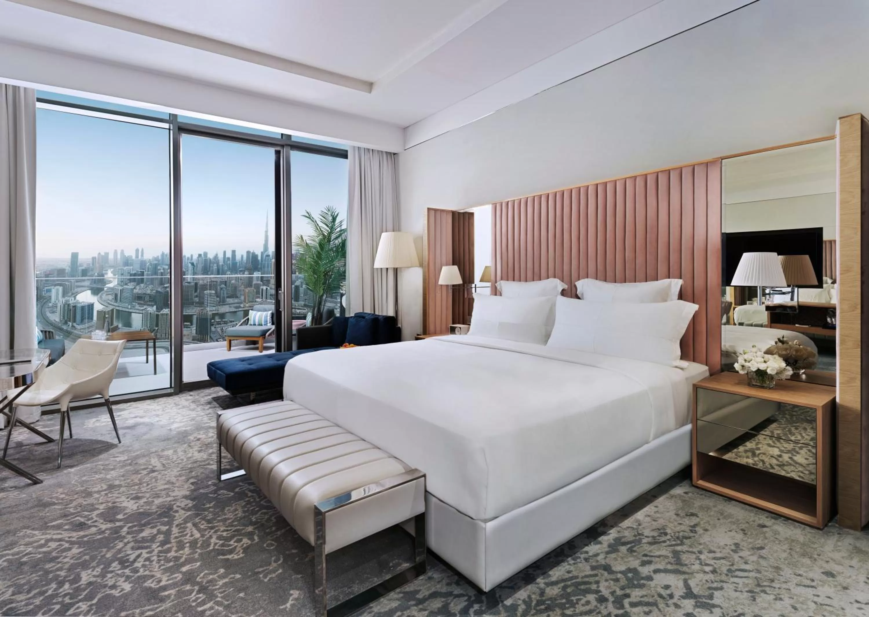 Bed in SLS Dubai Hotel & Residences