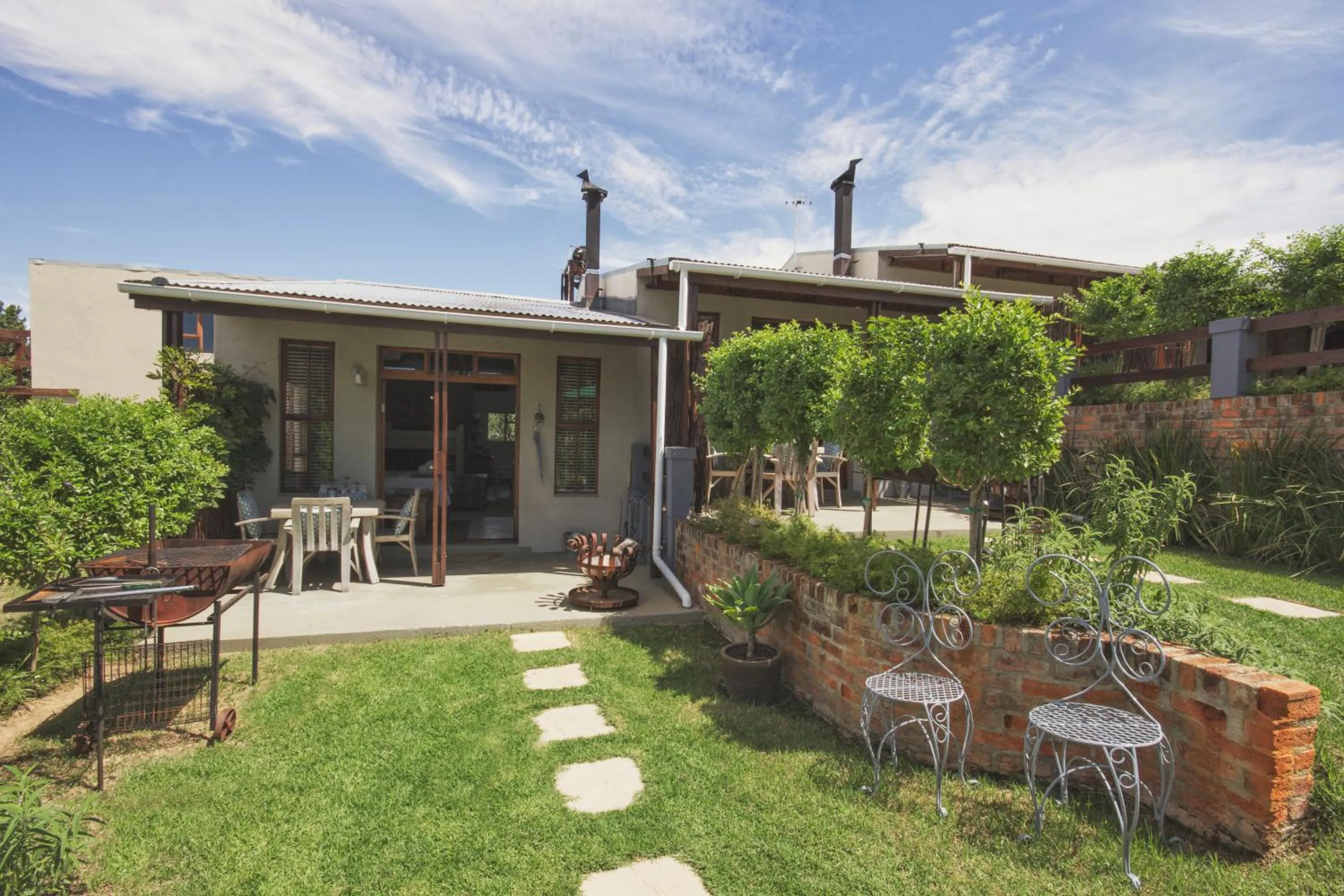 BBQ facilities in A Hilltop Country Retreat