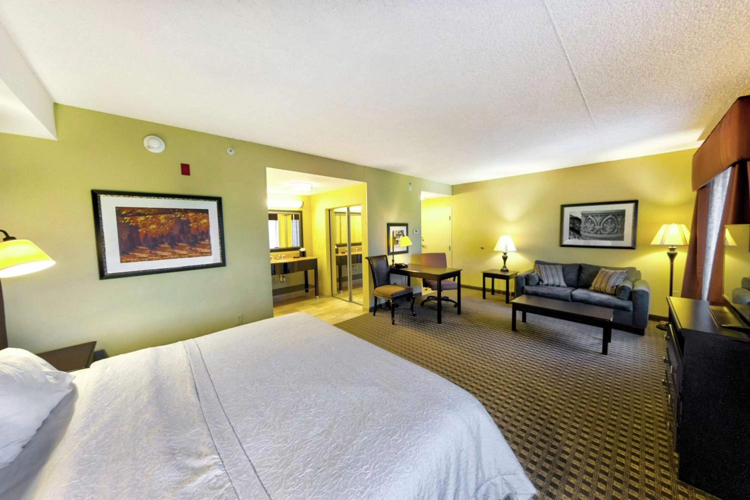 Bedroom, Bed in Hampton Inn & Suites Chadds Ford