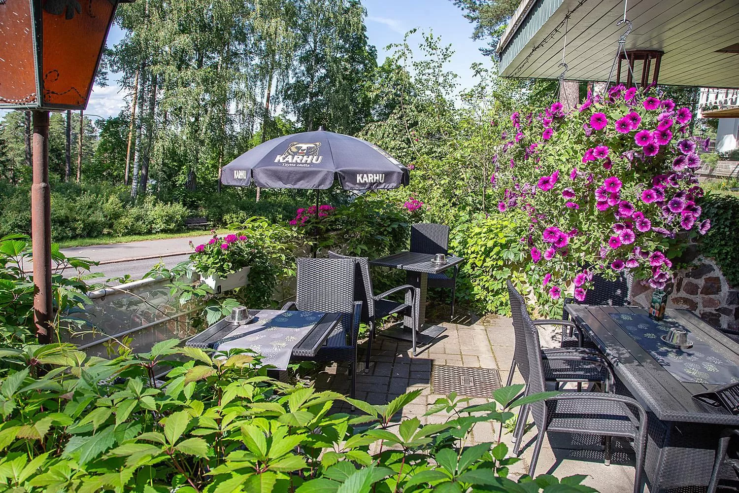 Patio in Hotelli-Ravintola Gasthaus Lohja