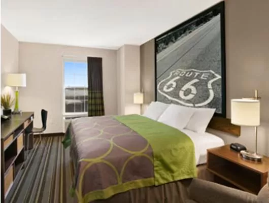 Bed in Super 8 by Wyndham Stafford/Springfield Area