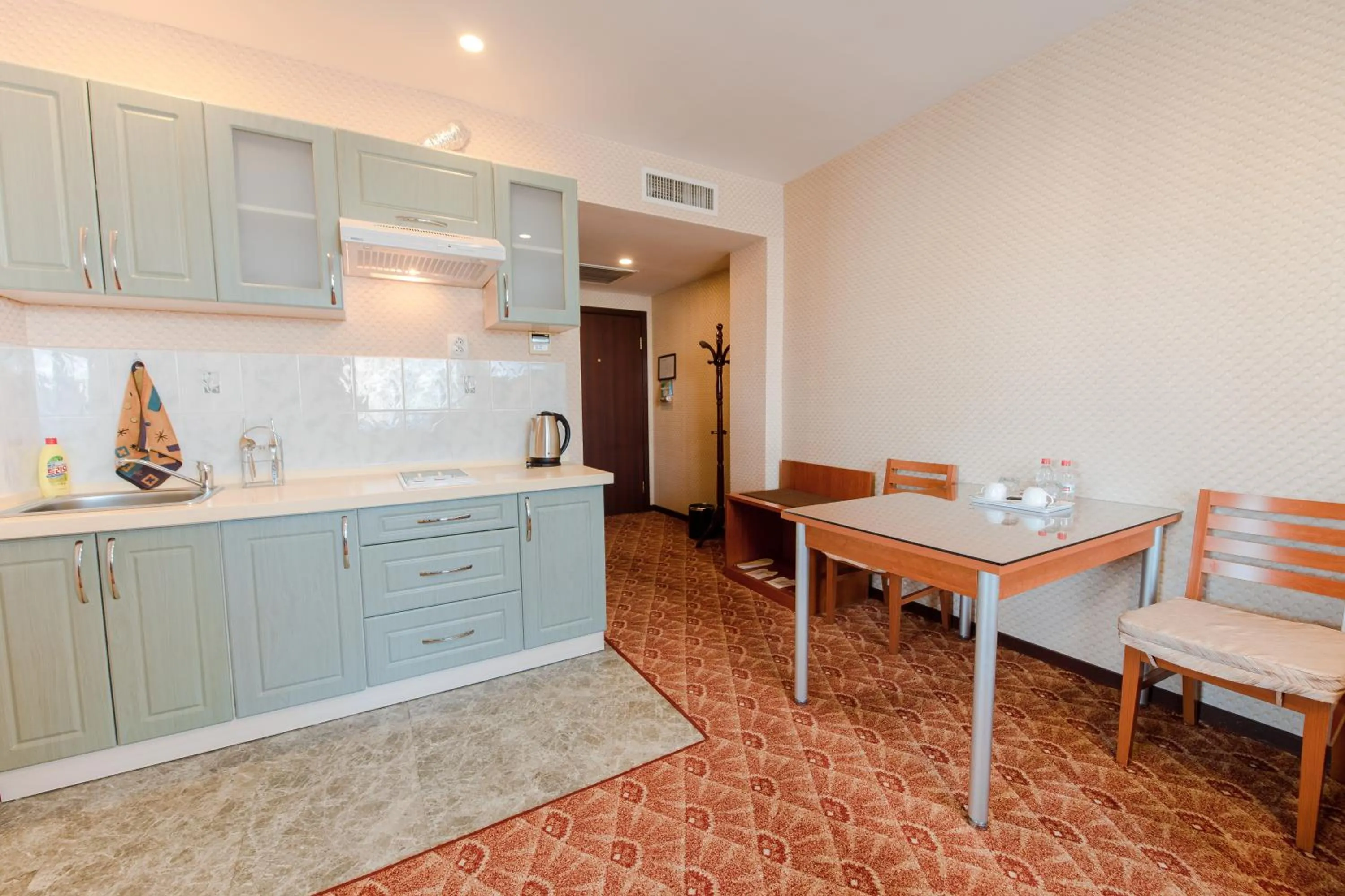 Kitchen or kitchenette in Springs Hotel Ulaanbaatar