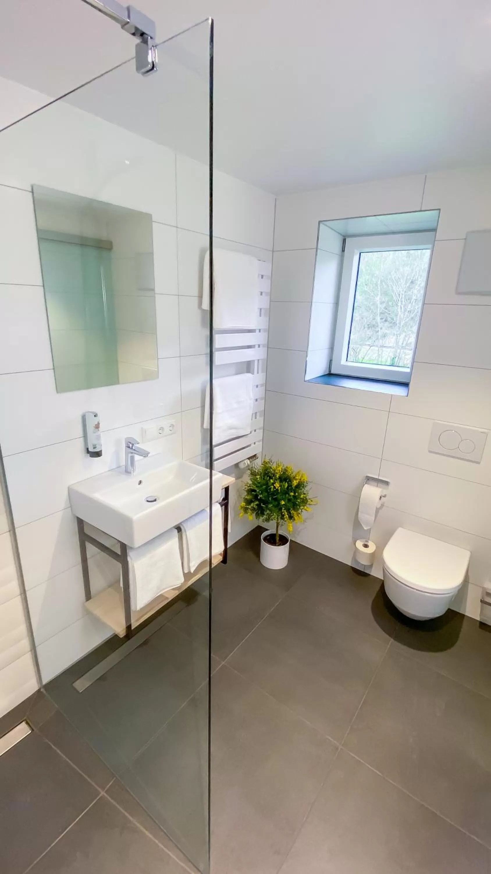 Toilet in Hotel & Restaurant Mühlenglück