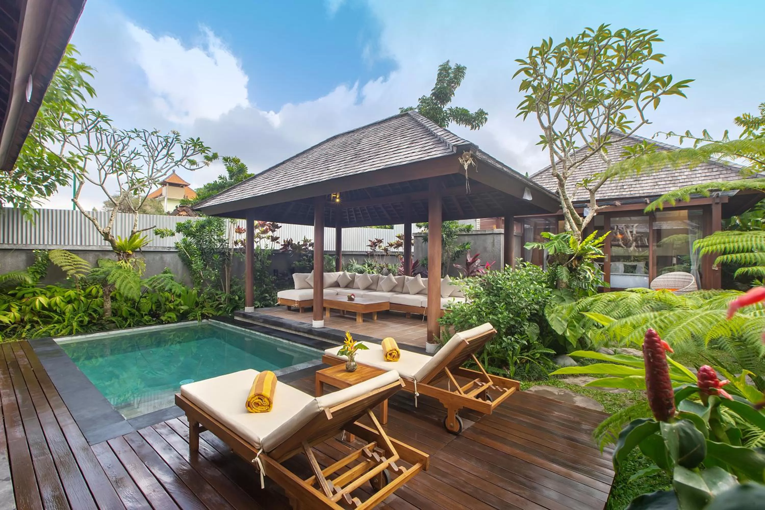 Swimming pool in Alam Wayang Ubud - CHSE Certified