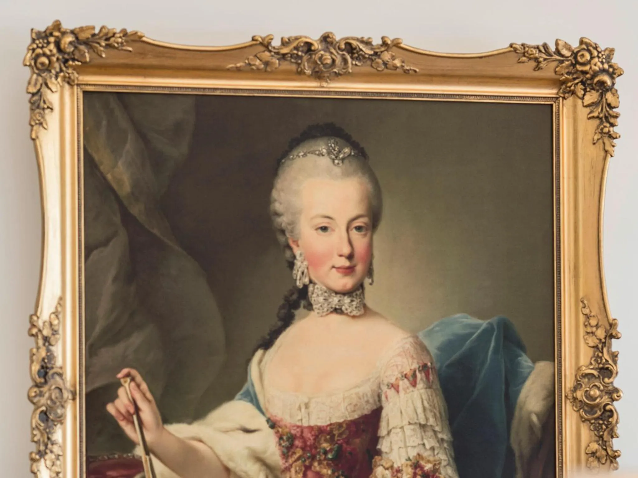 Decorative detail in Schloß Schönbrunn Grand Suite