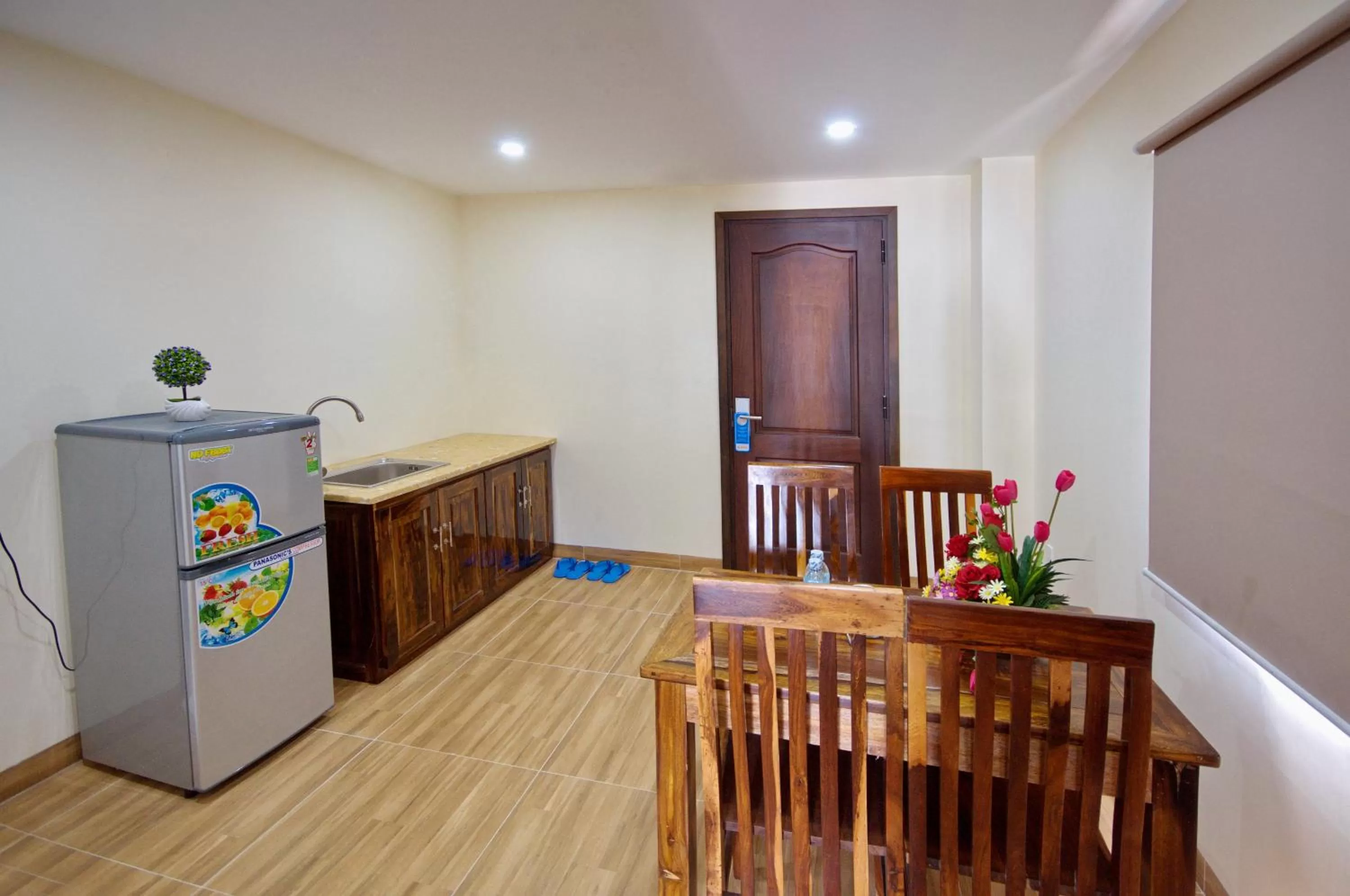 Kitchen or kitchenette in Harvey Hotel & Apartments