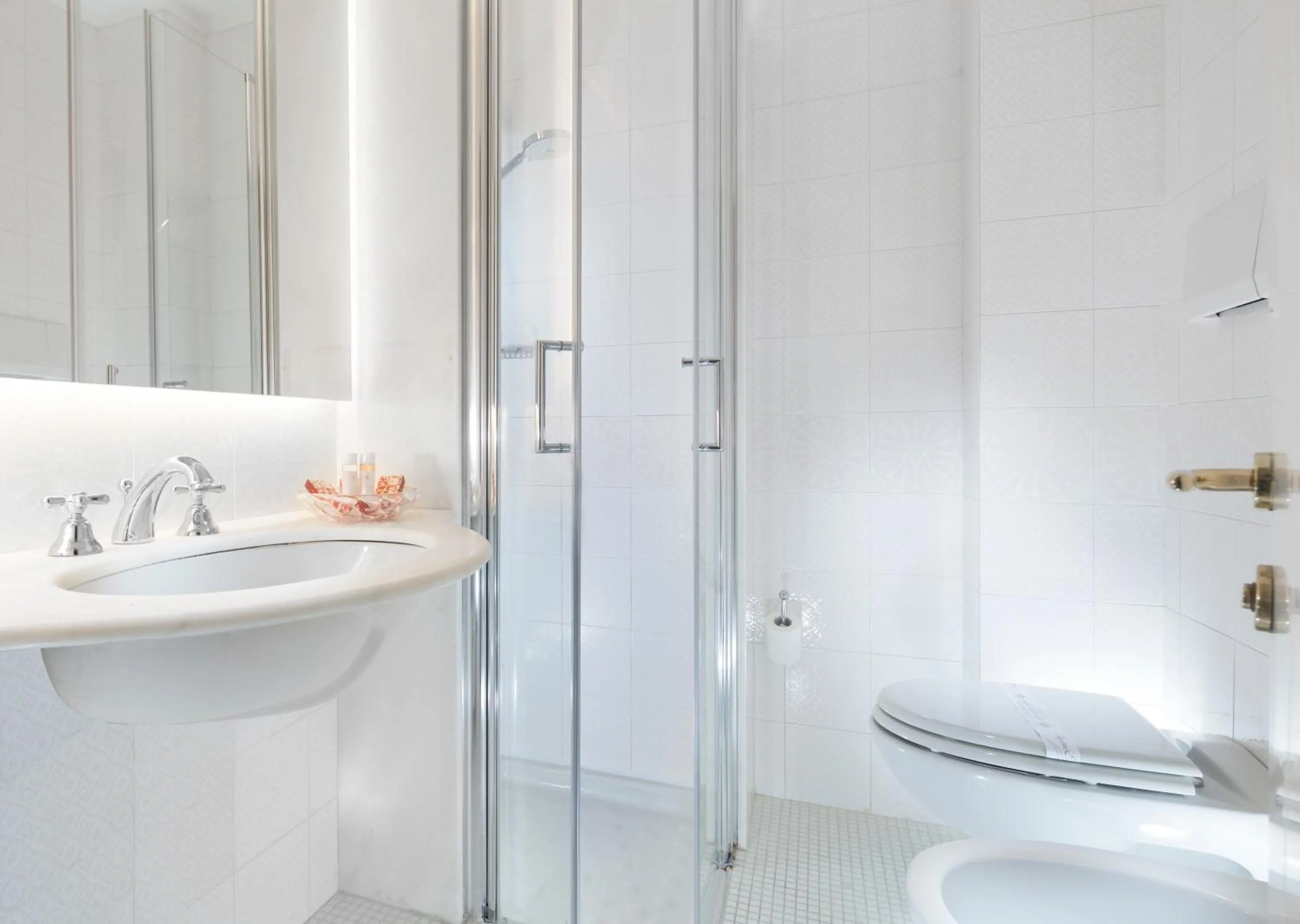 Bathroom in Hotel Milton Rimini