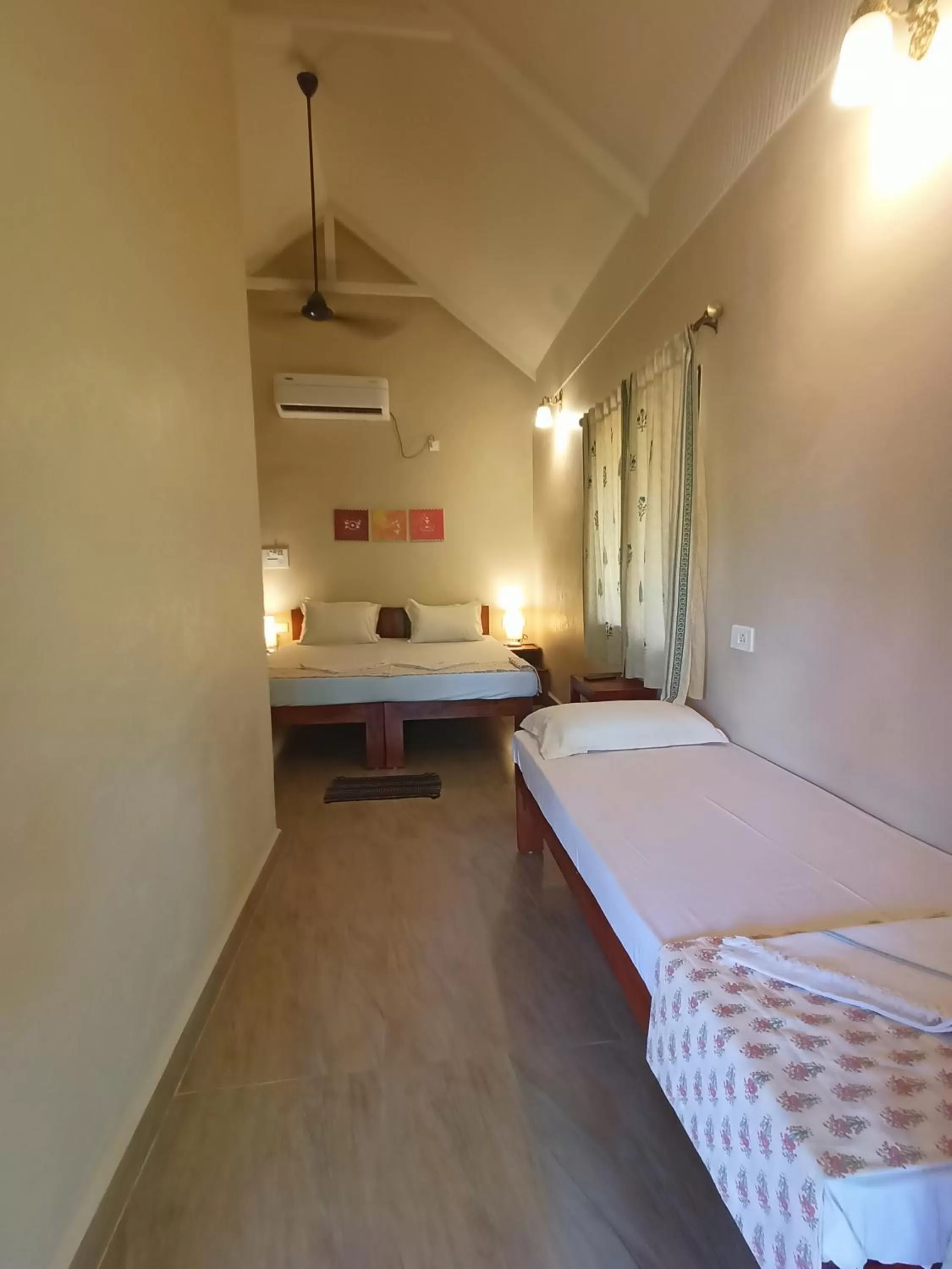 Bed in OmBodhi Retreat