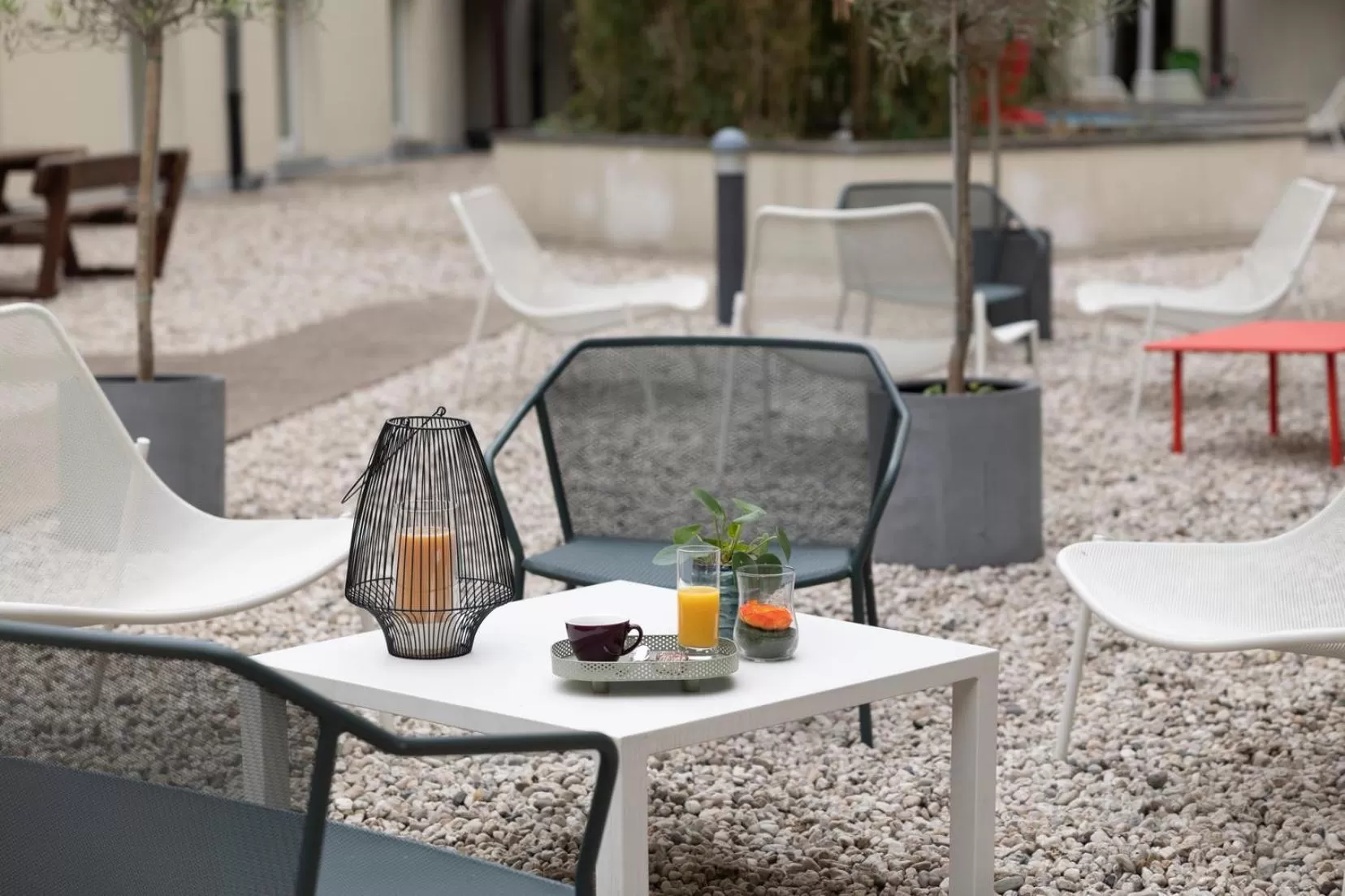 Patio in Citadines Sainte-Catherine Brussels