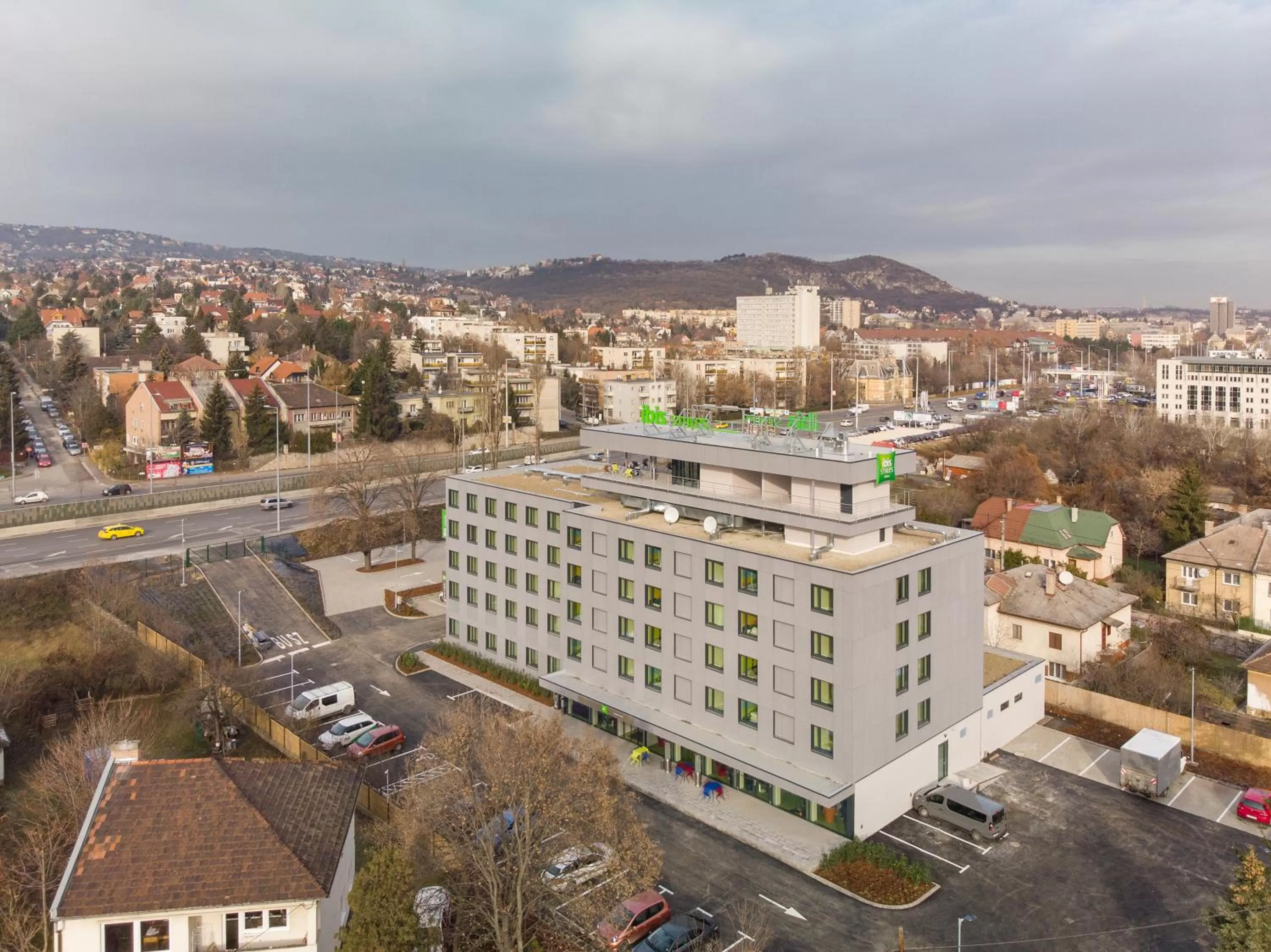 Bird's eye view in ibis Styles Budapest Citywest