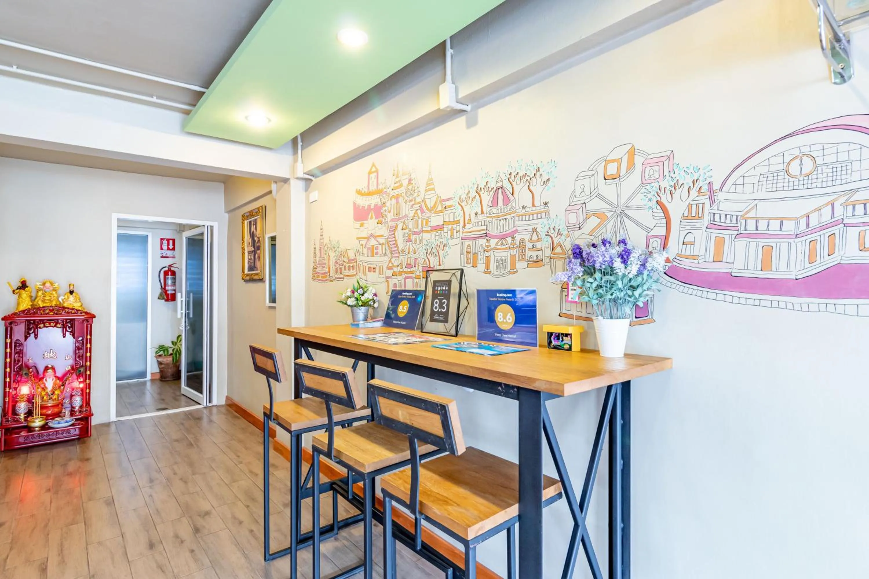 Lobby or reception in Sleep Dee Hostel