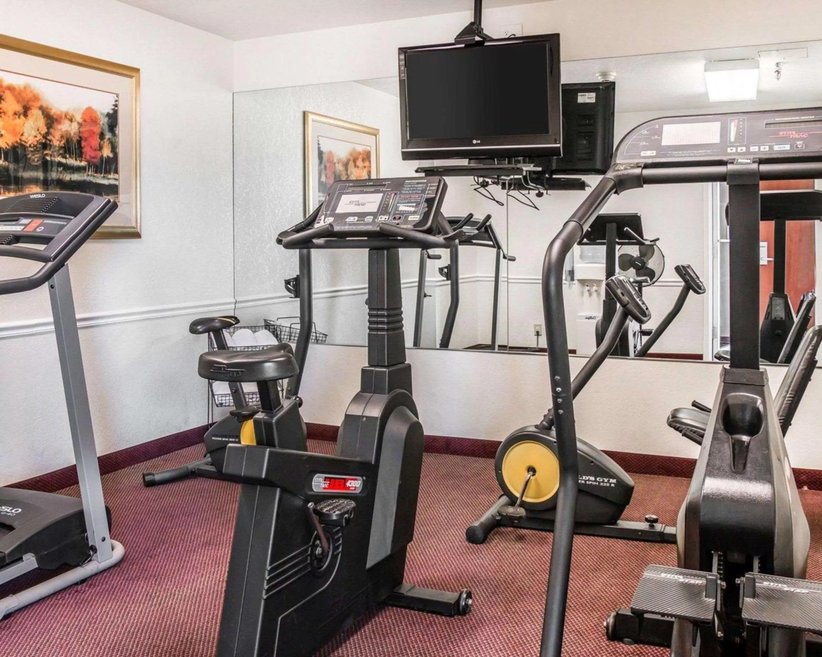 Fitness centre/facilities in Quality Inn