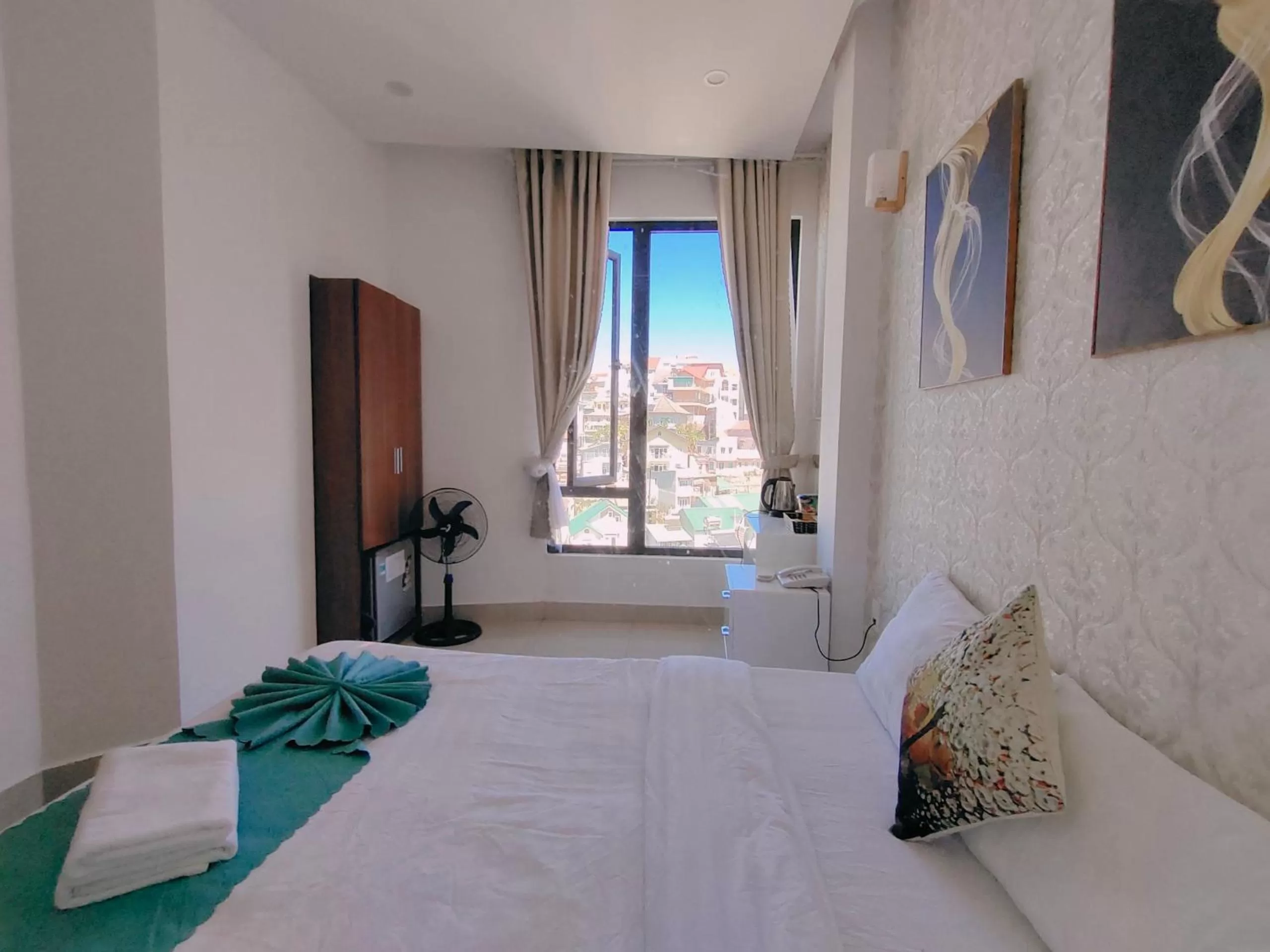 Bed in Ngàn Phố Studio & Love Hotel