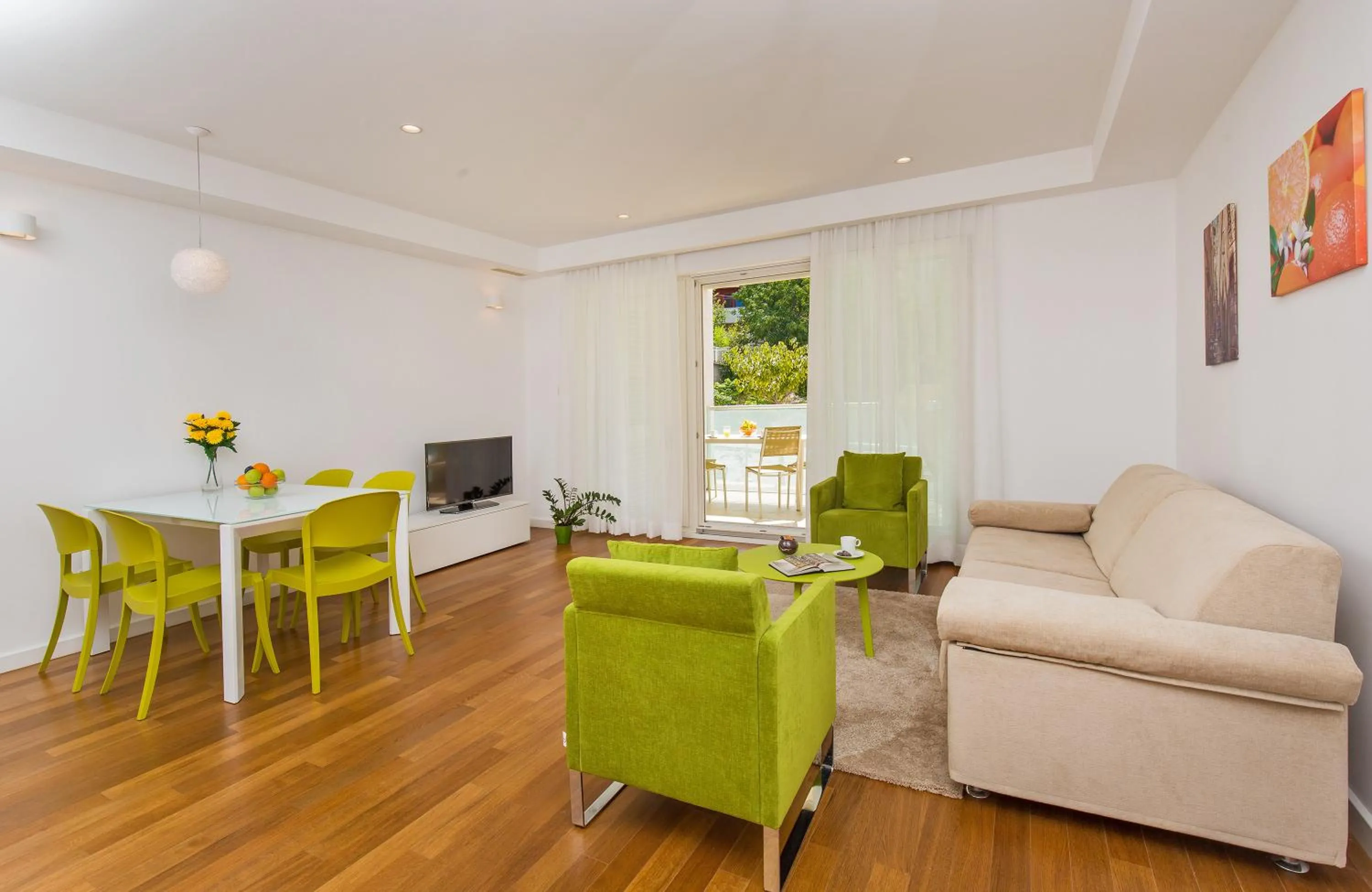 Deluxe Two-Bedroom Apartment with Terrace in Dubrovnik Luxury Residence – L’Orangerie