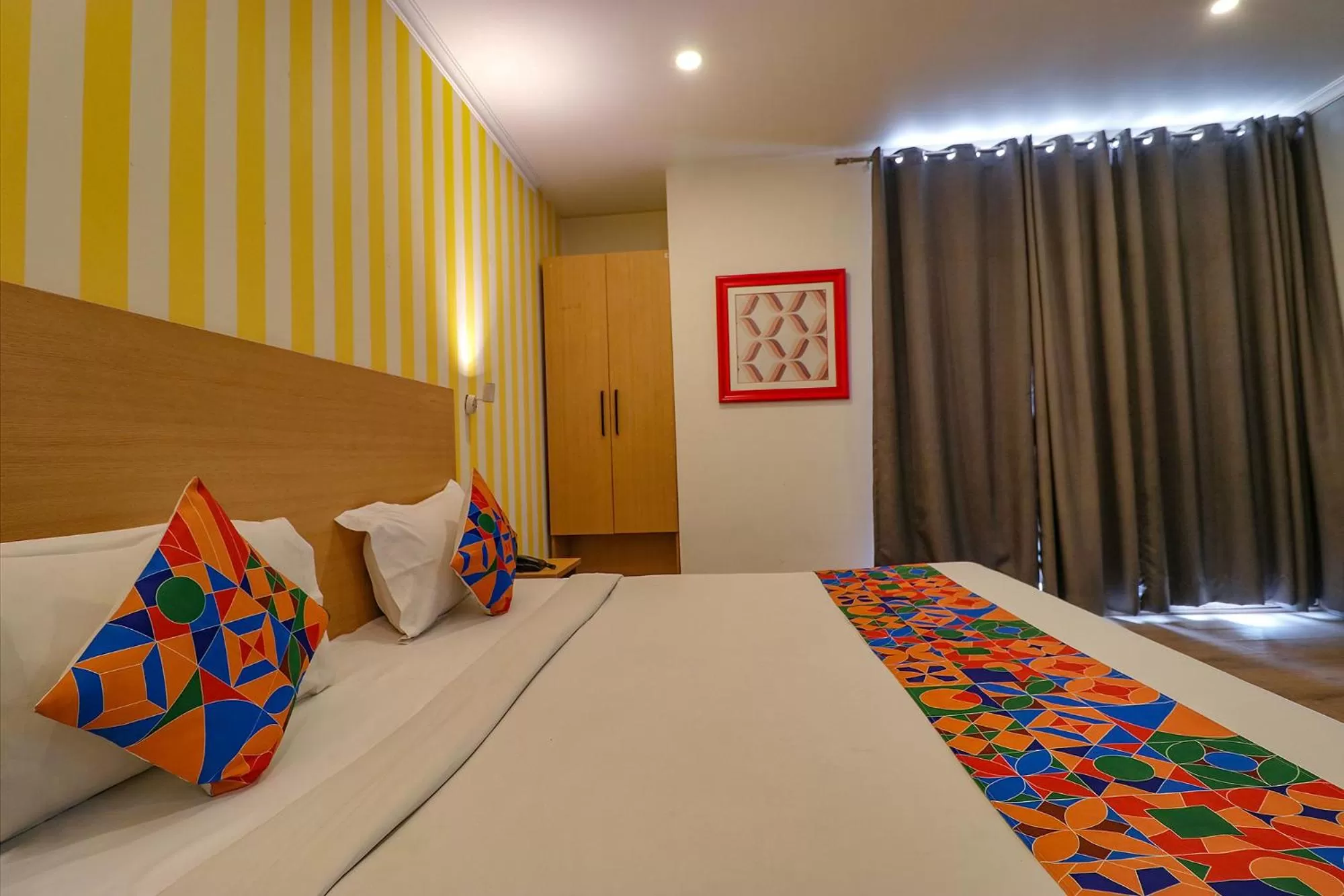 Bed in FabHotel Chattarpur Enclave - Opposite Tivoli Garden