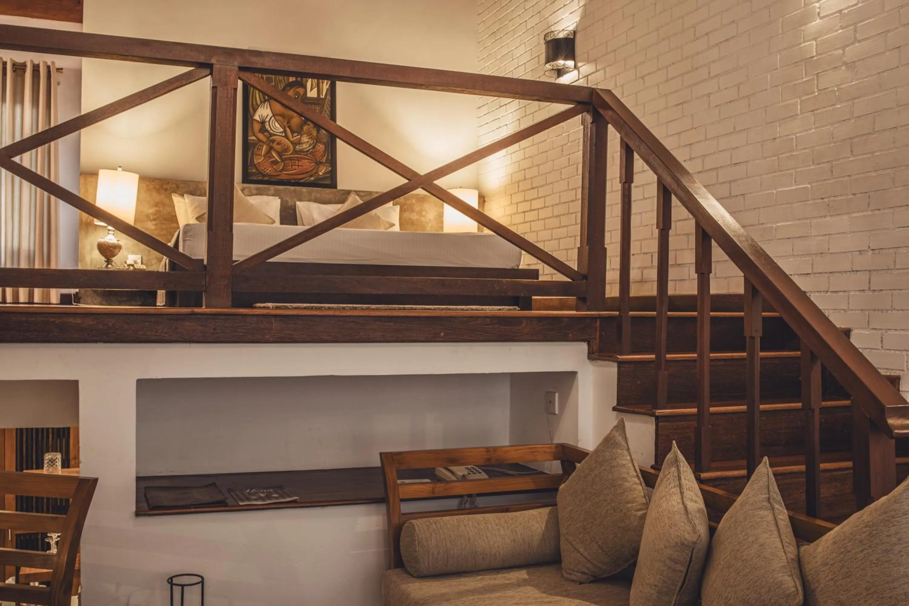 Living room in Tree of Life Nature Resort