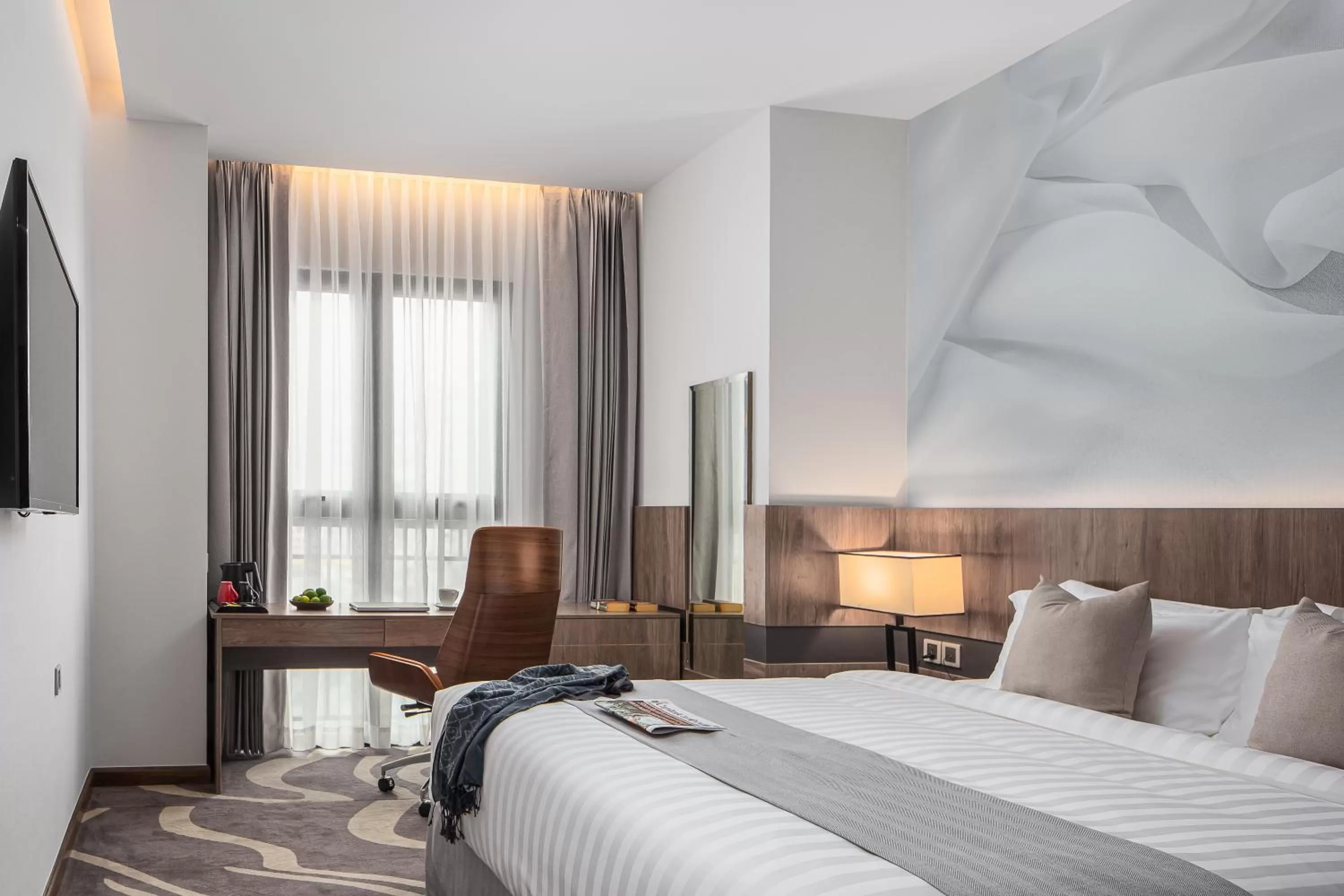 Bed in Sensory Park Urban Hotel