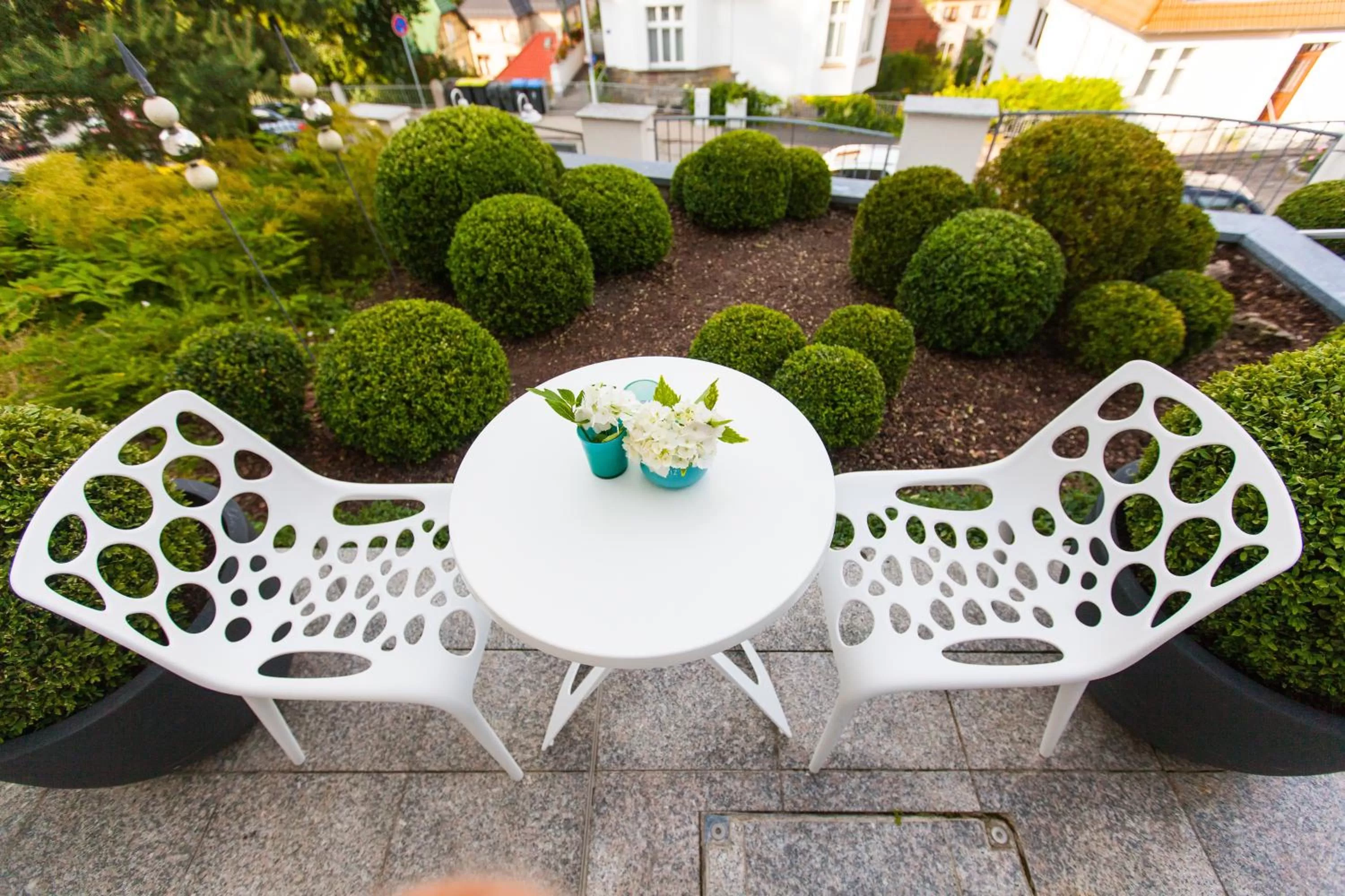 Patio in Boutique-Hotel Villa Anna