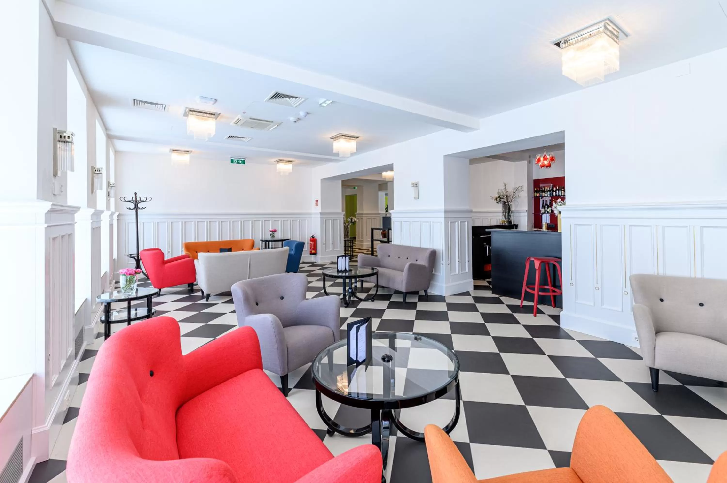 Lounge or bar in Hotel Caroline