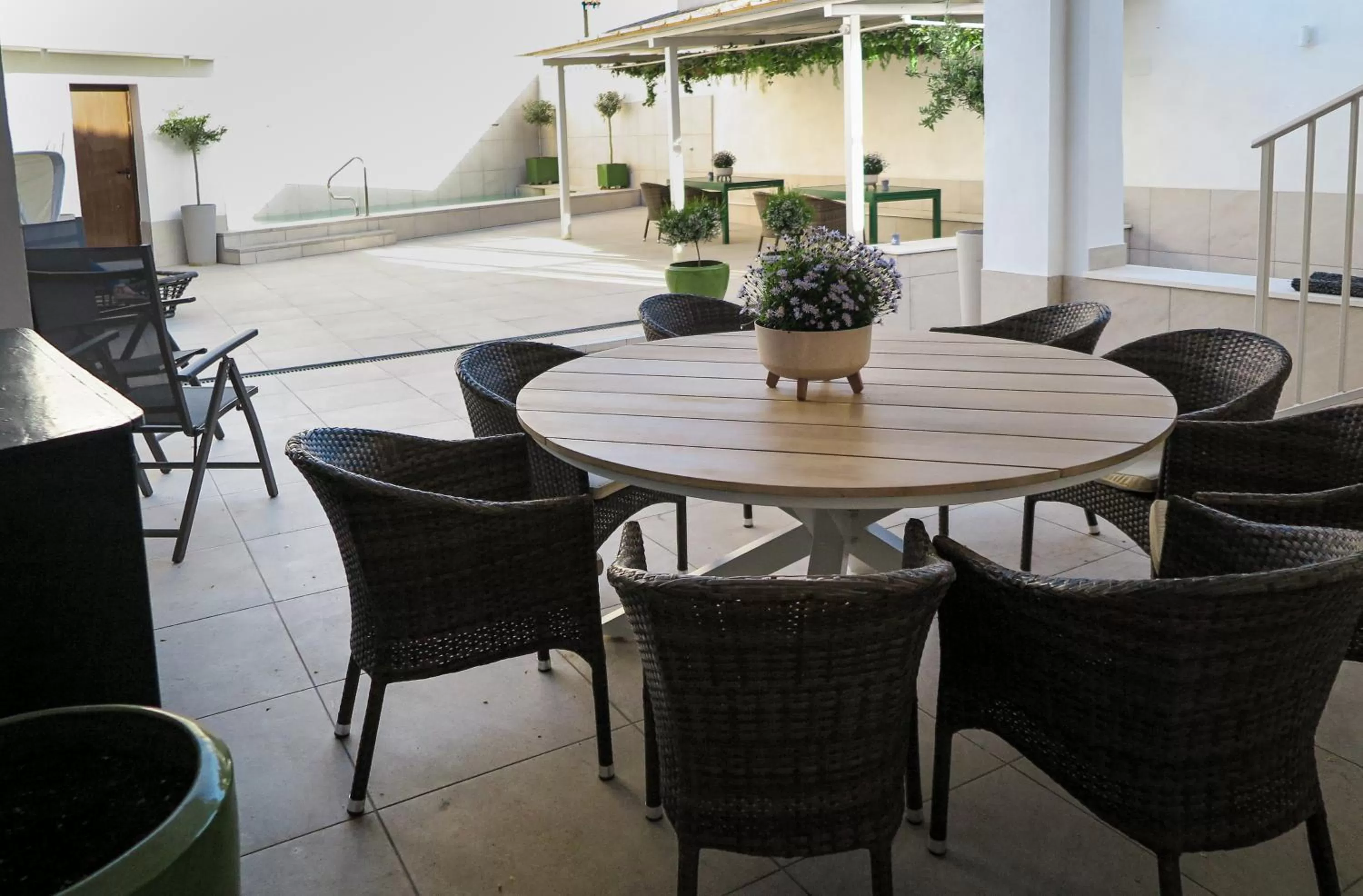 Dining area in Tomé, casa de huéspedes