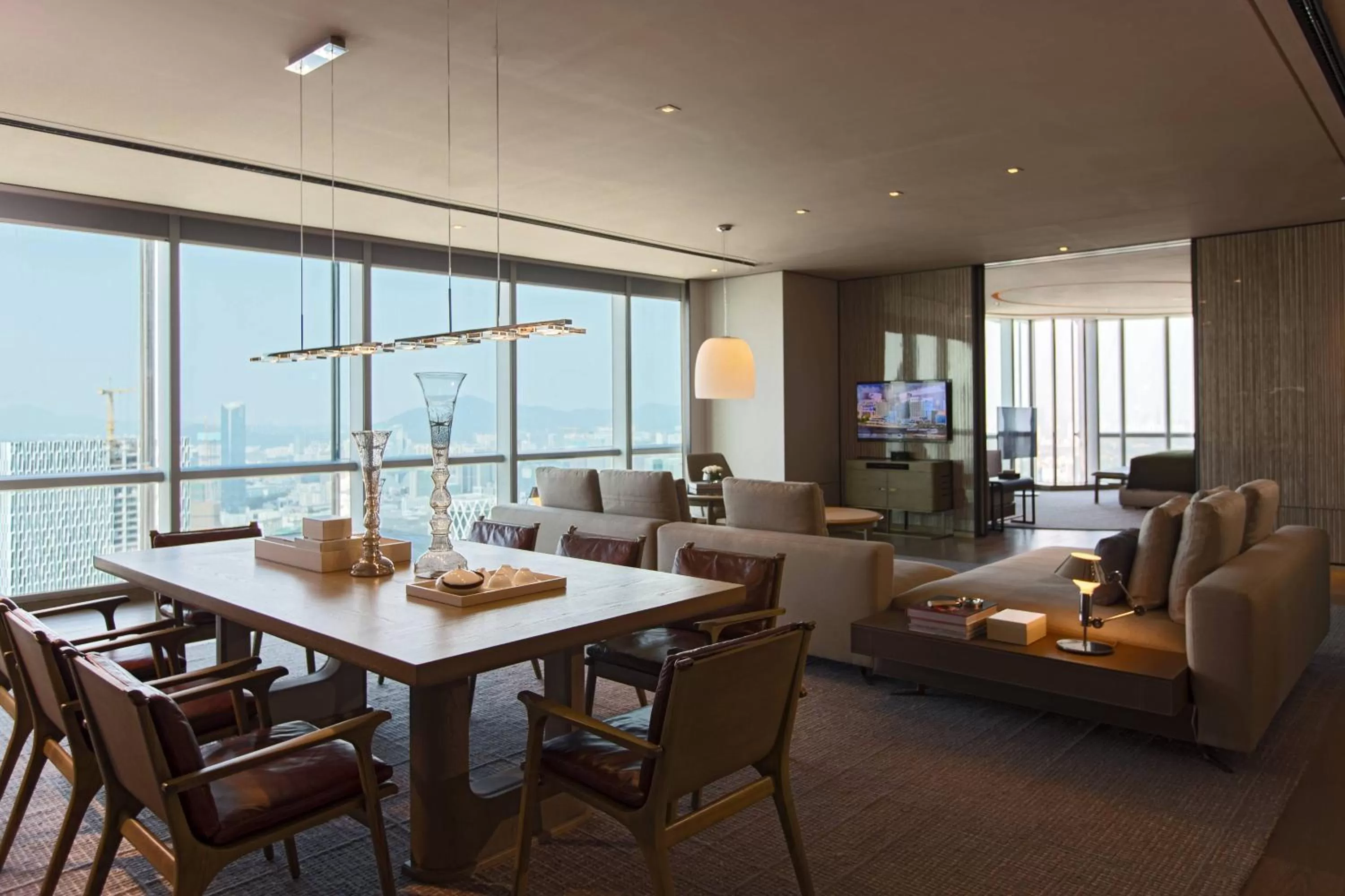 Living room in Shenzhen Marriott Hotel Nanshan