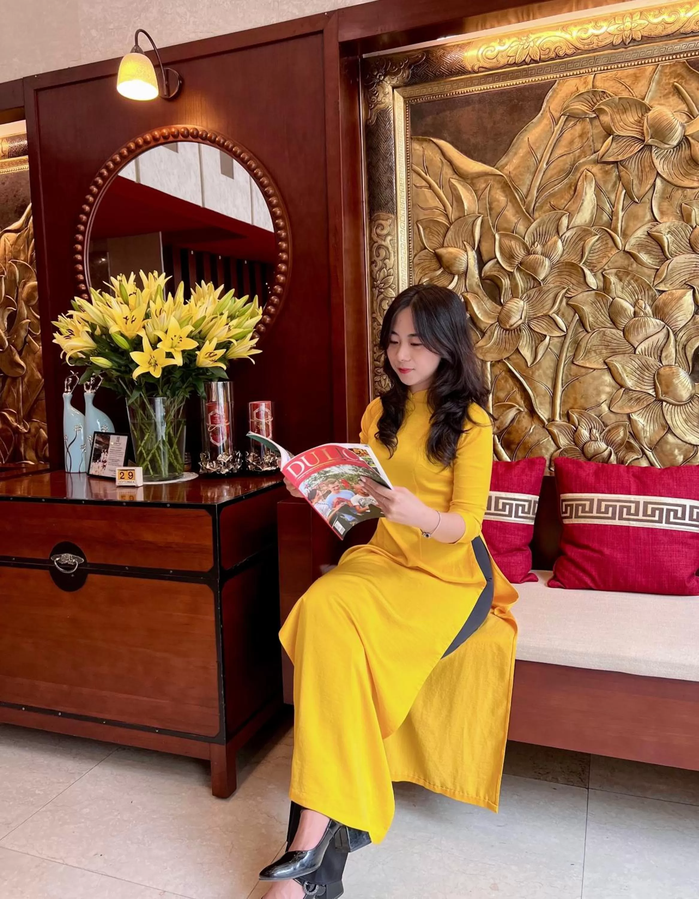 Lobby or reception in Au Coeur d'Hanoi Boutique Hotel