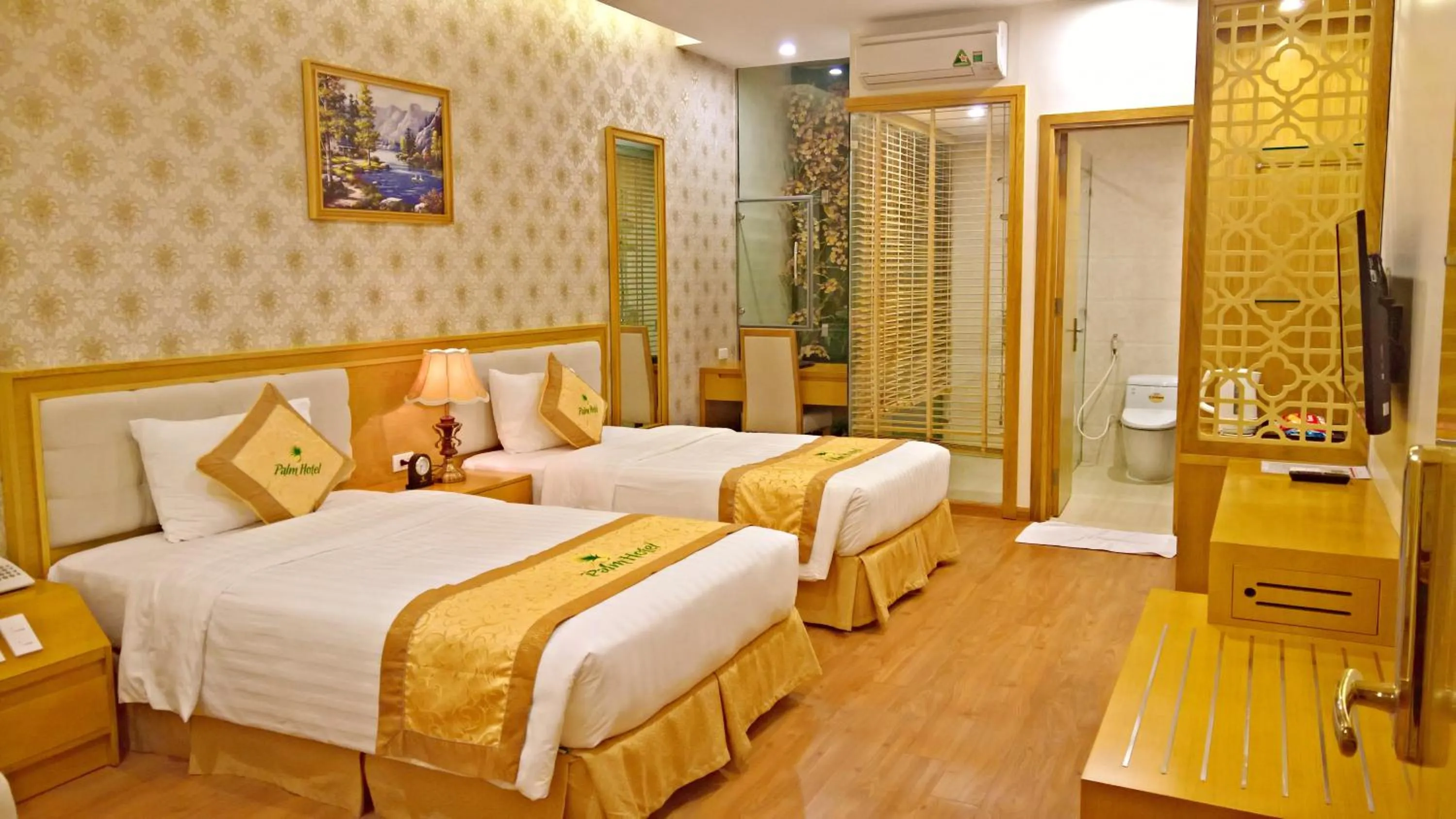 Bed in Palm Hotel Thanh Hoa