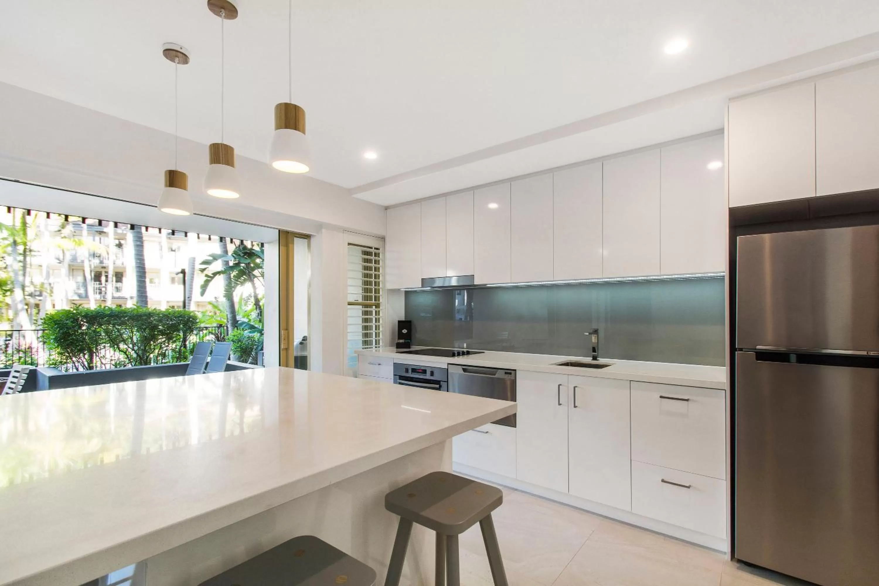 Kitchen or kitchenette in Mantra French Quarter Noosa